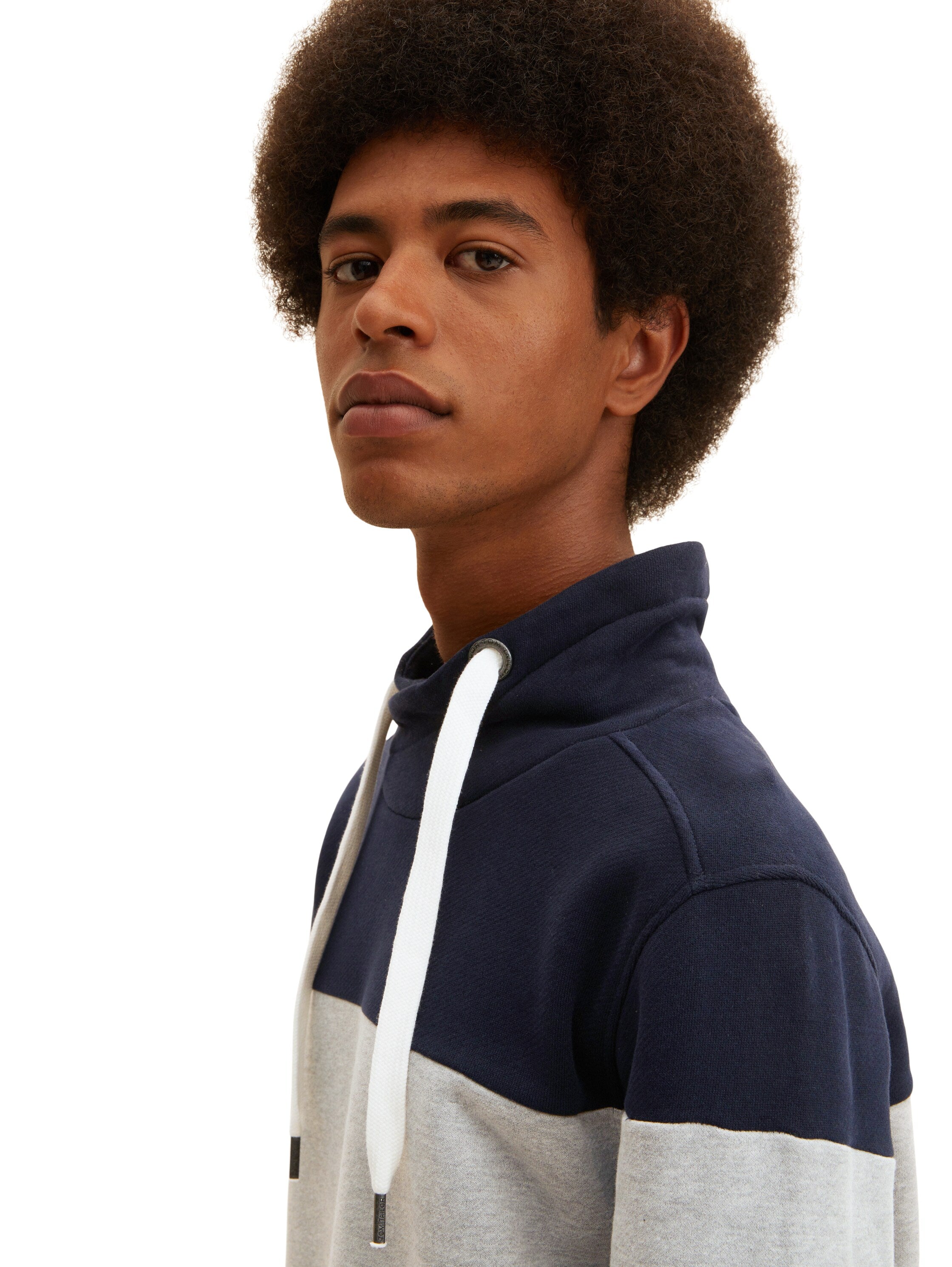 Tom Tailor Colour Blocking Pullover ohne Kapuze
