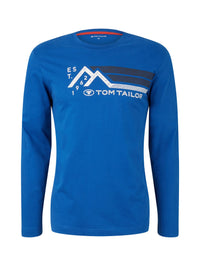 Tom Tailor Logoprint Langarmshirt