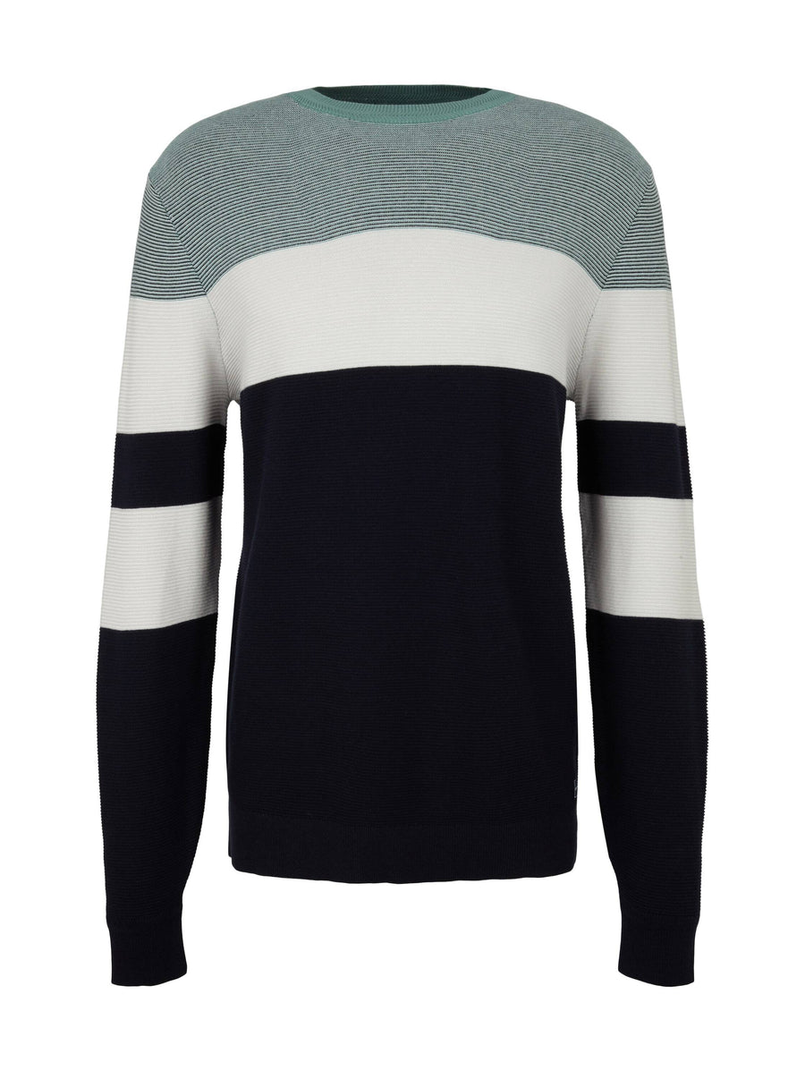 Tom Tailor Colour Blocking Langarmshirt