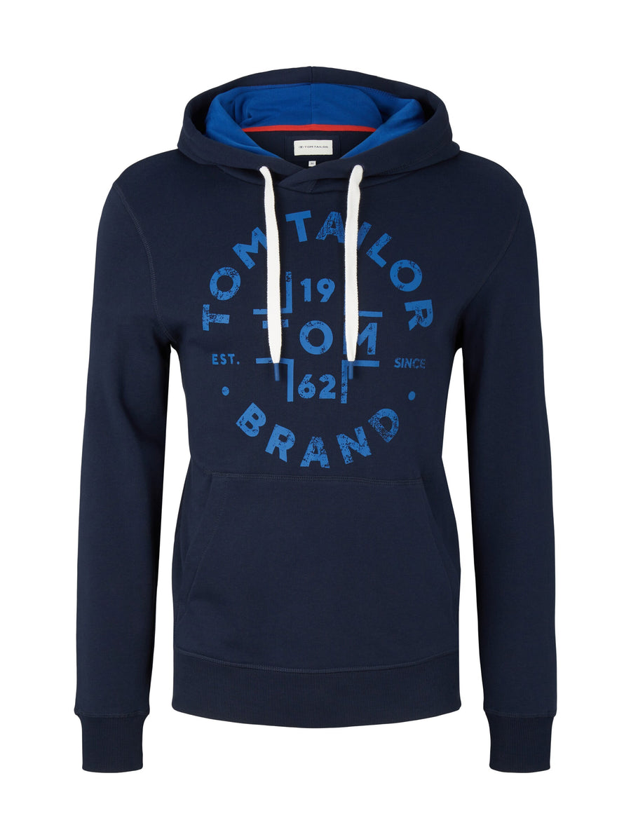 Tom Tailor Hoody mit Kapuze und Logoprint