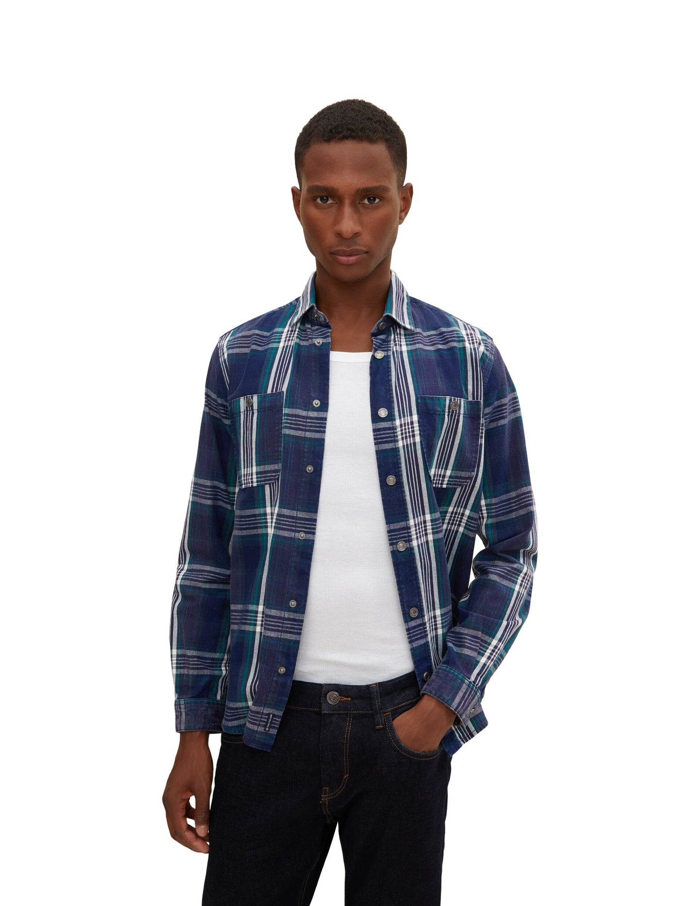 Tom Tailor Check Langarmhemd