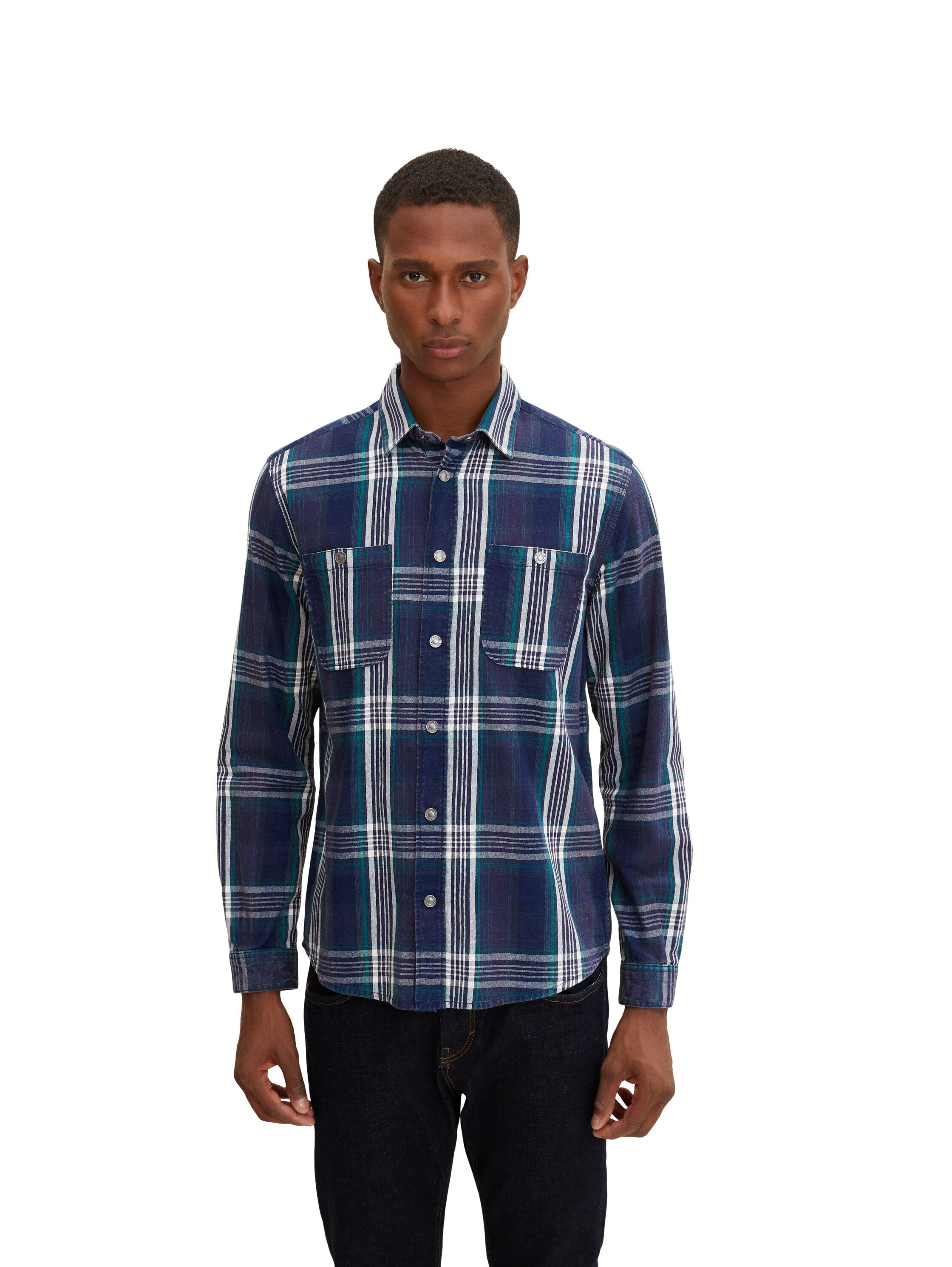 Tom Tailor Check Langarmhemd