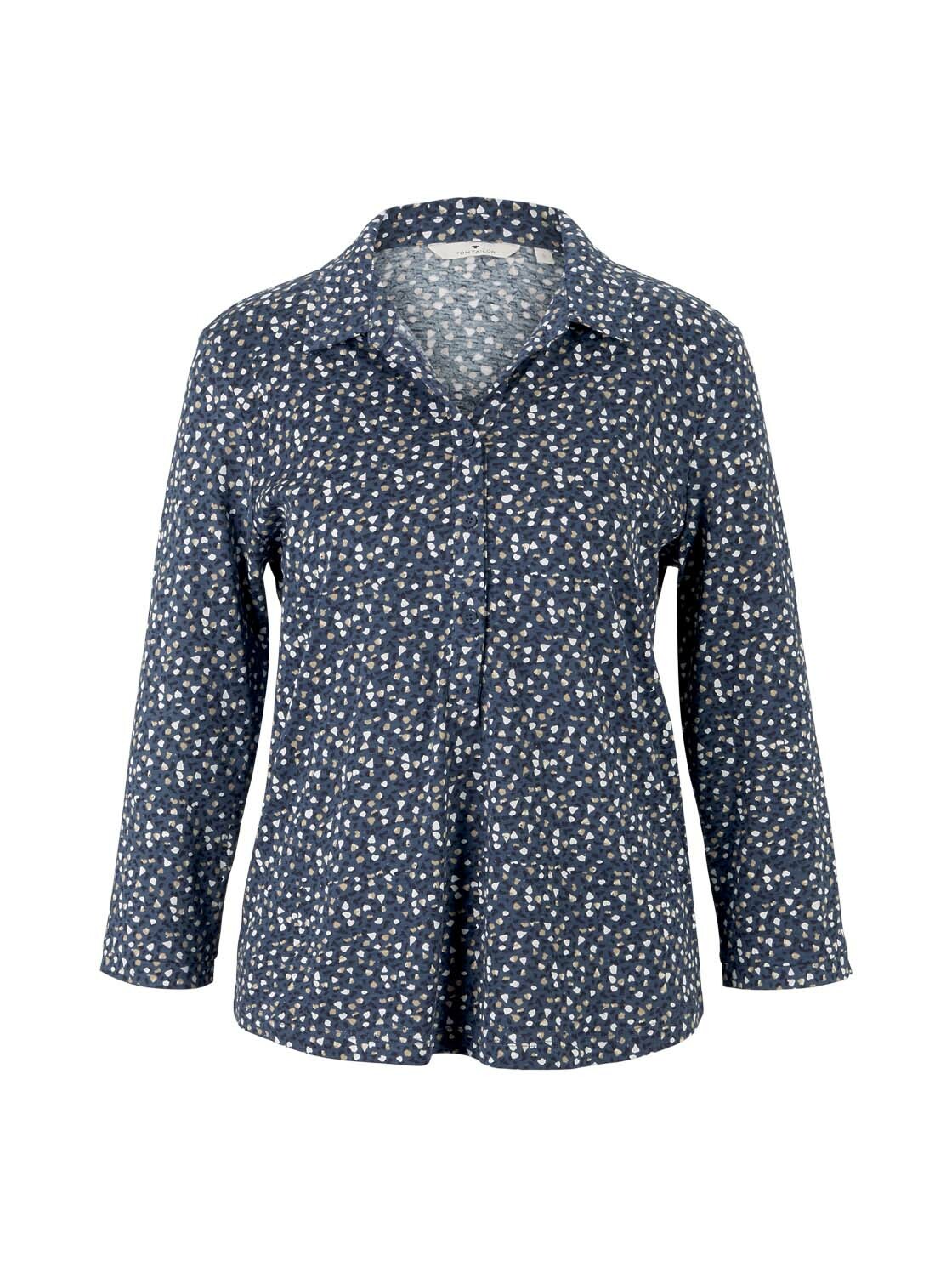 Tom Tailor gemustertes Henleyshirt