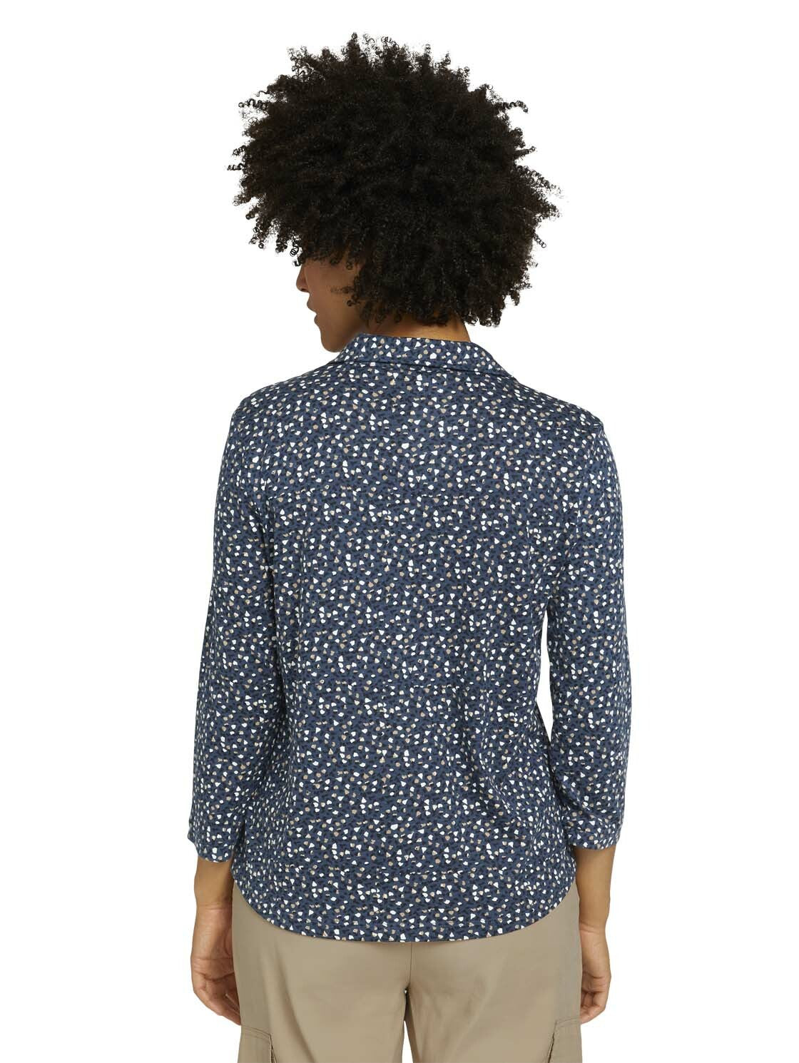 Tom Tailor gemustertes Henleyshirt