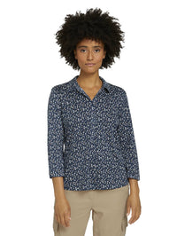 Tom Tailor gemustertes Henleyshirt