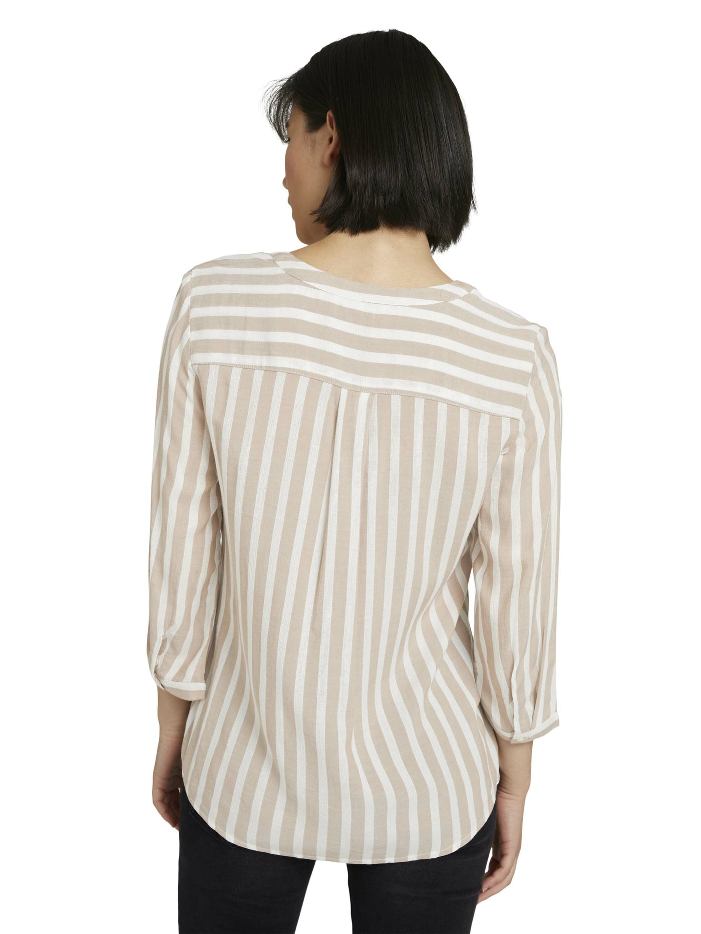 Tom Tailor Gestreifte Bluse mit Taschen