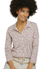 Tom Tailor gemustertes Henleyshirt