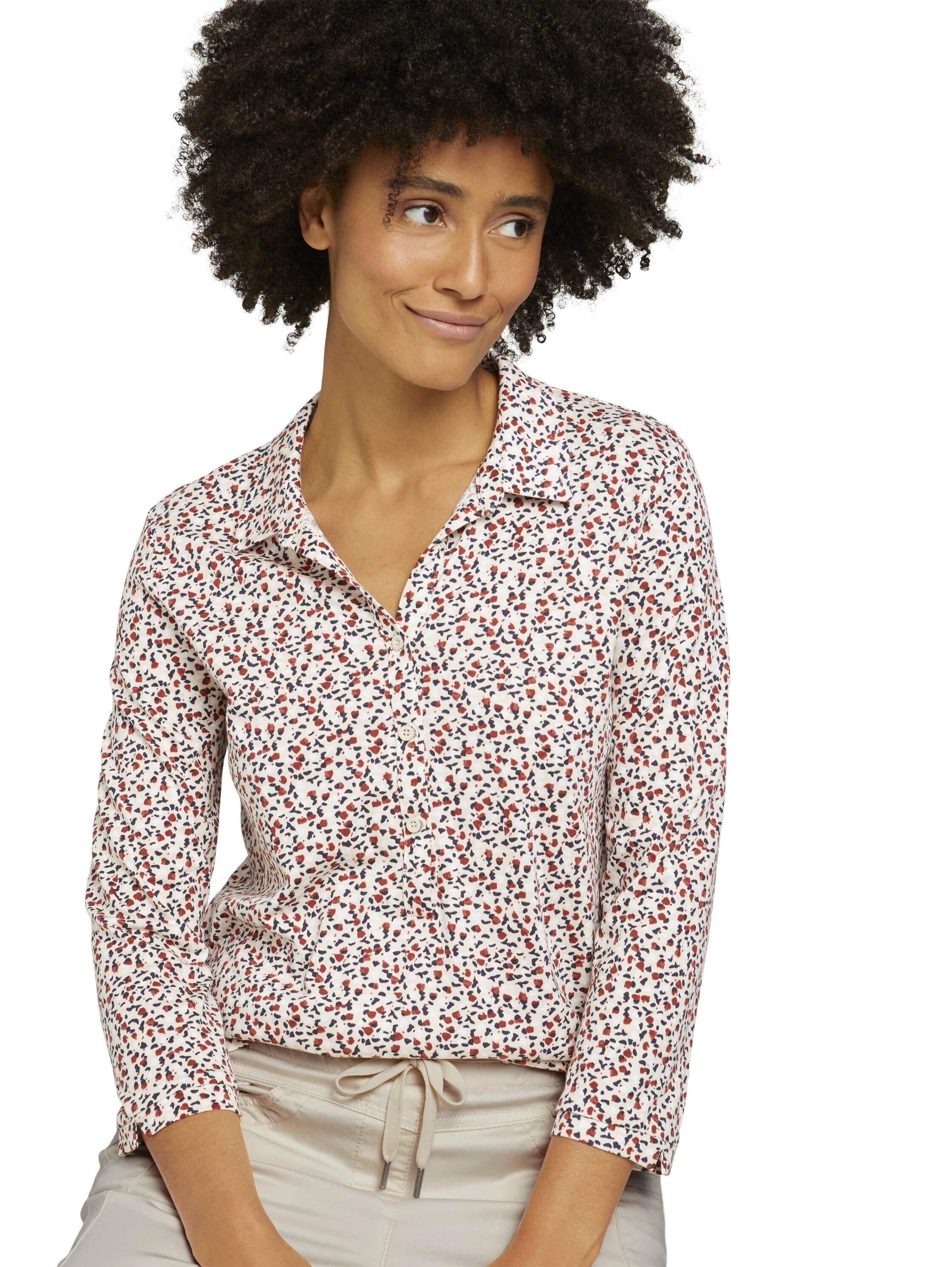 Tom Tailor gemustertes Henleyshirt