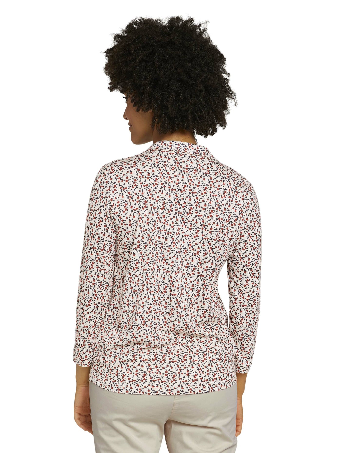 Tom Tailor gemustertes Henleyshirt