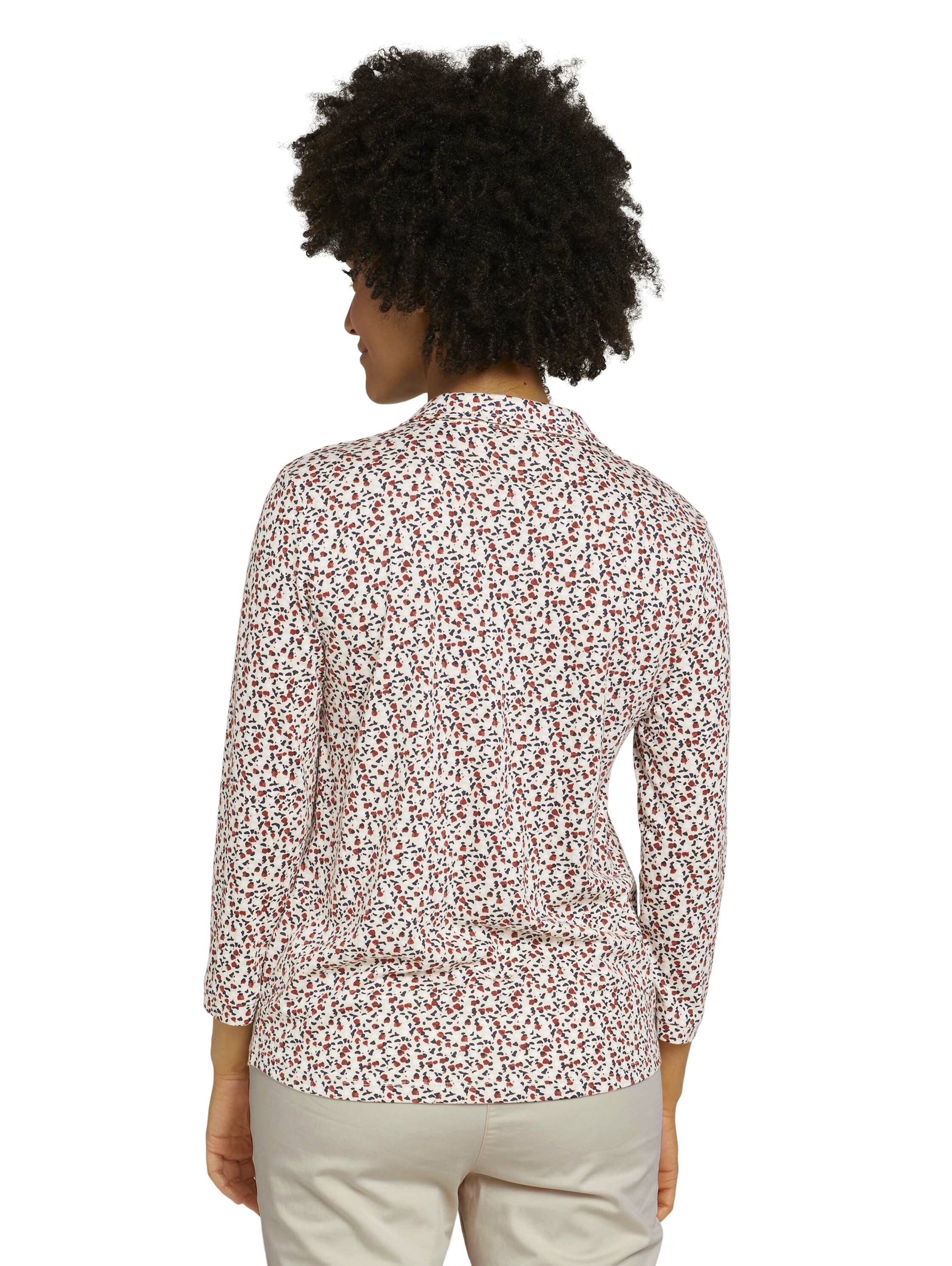 Tom Tailor gemustertes Henleyshirt