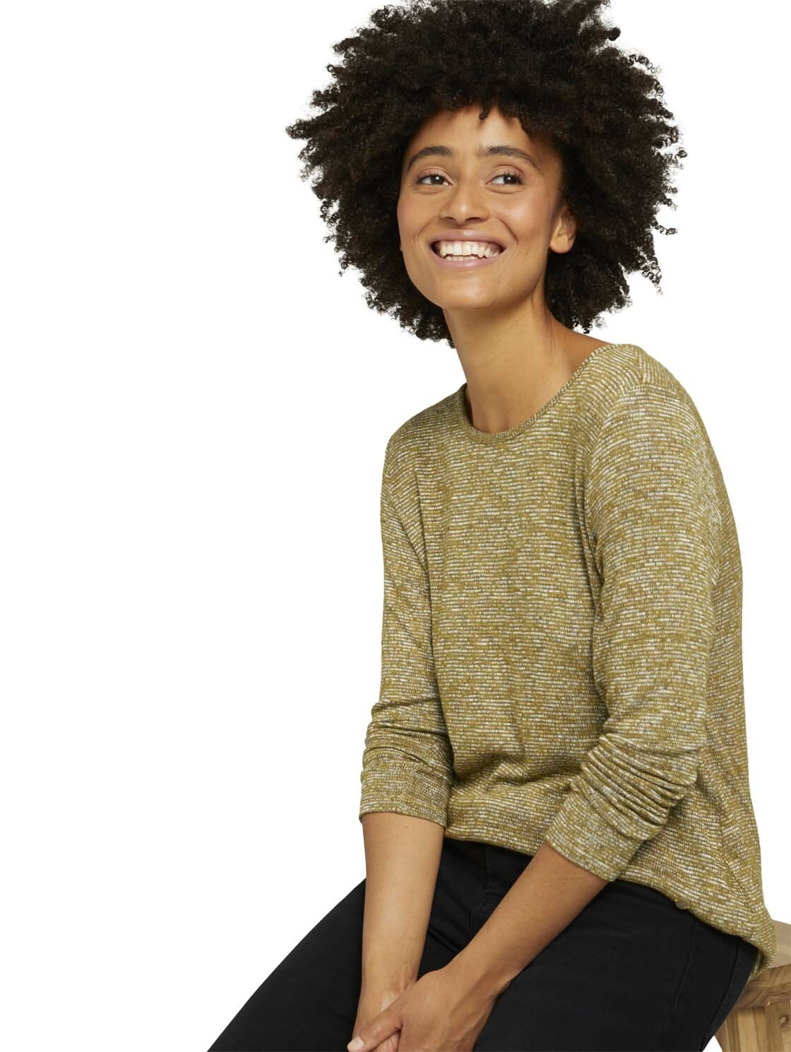 Tom Tailor Langarmshirt mit Tunnelzug