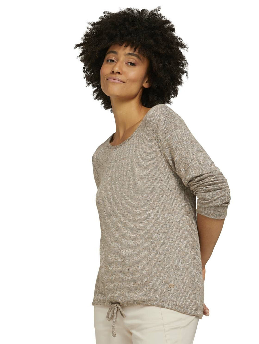 Tom Tailor Langarmshirt mit Tunnelzug