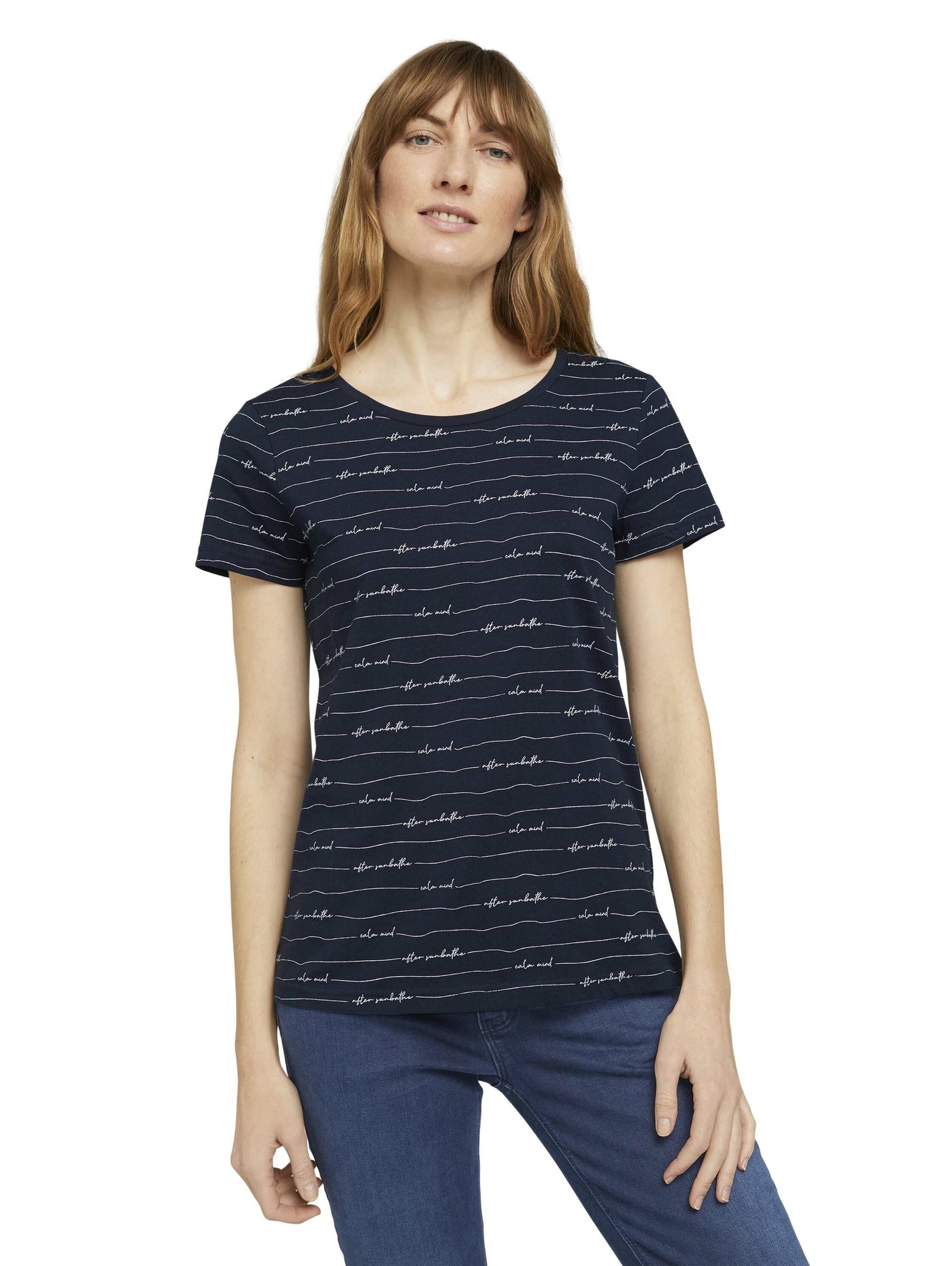 Tom Tailor Print T-Shirt mit Bio-Baumwolle 