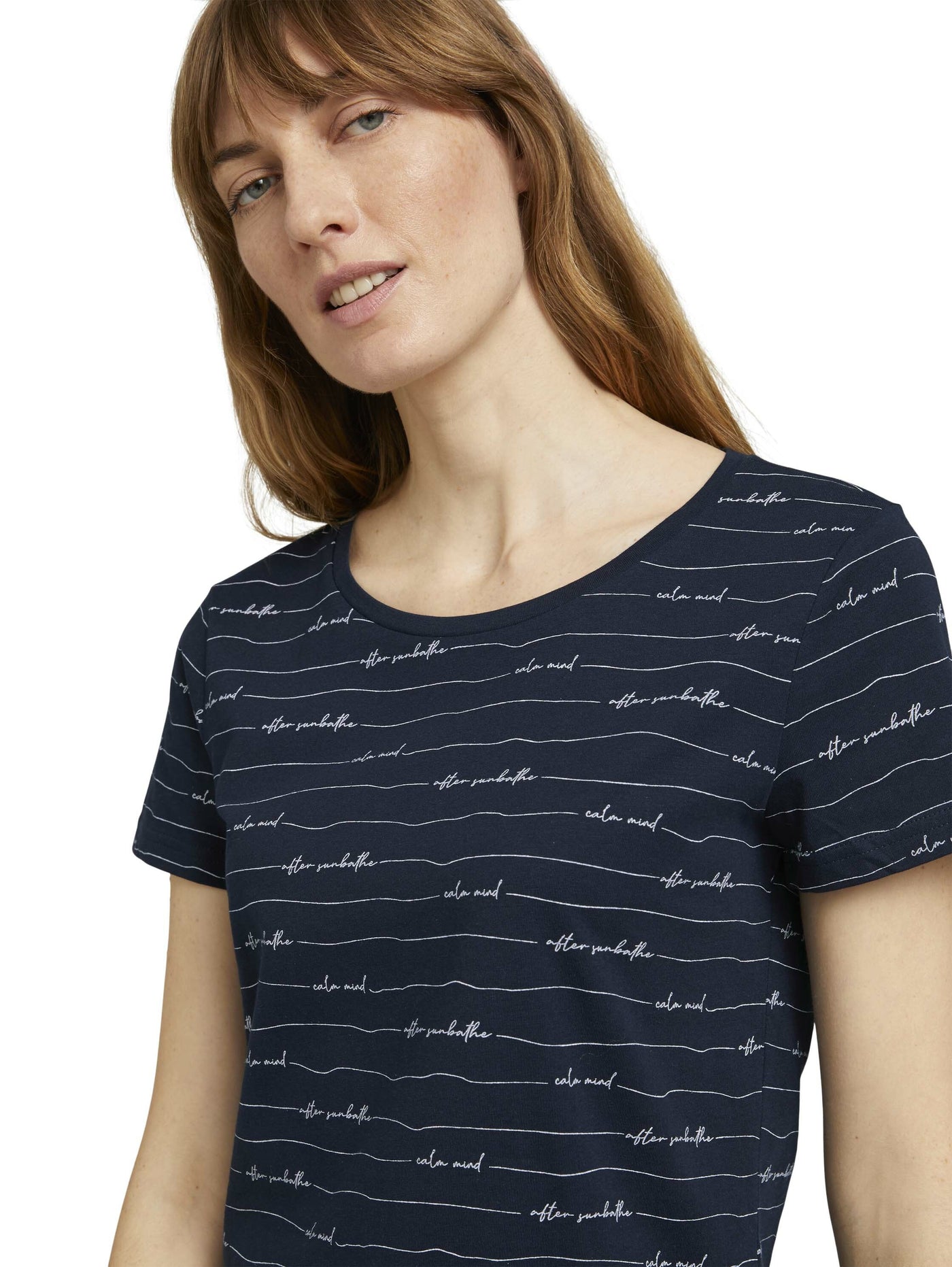 Tom Tailor Print T-Shirt mit Bio-Baumwolle 