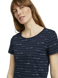 Tom Tailor Print T-Shirt mit Bio-Baumwolle 