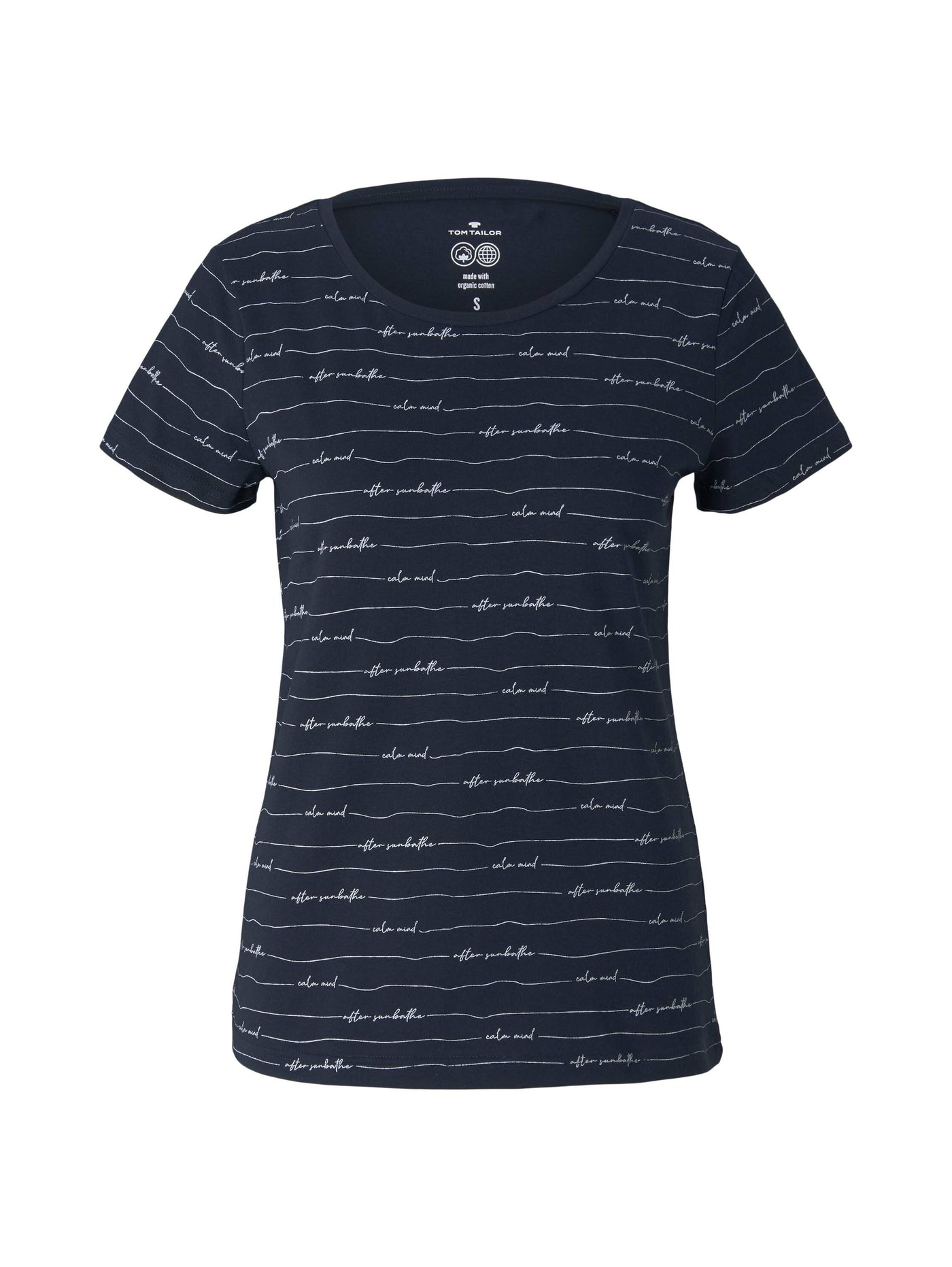 Tom Tailor Print T-Shirt mit Bio-Baumwolle 