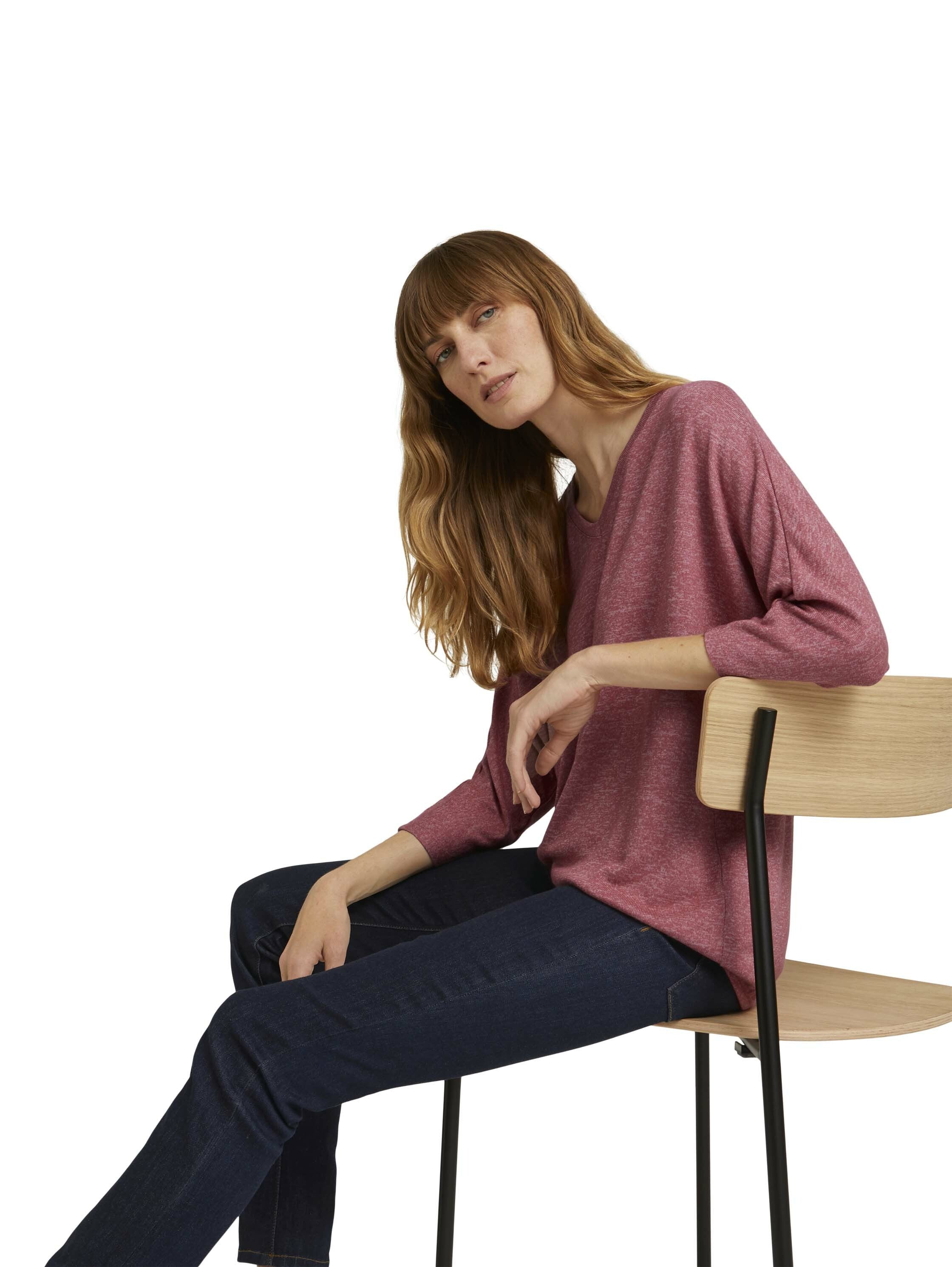 Tom Tailor T-shirt batwing T-Shirt 3/4