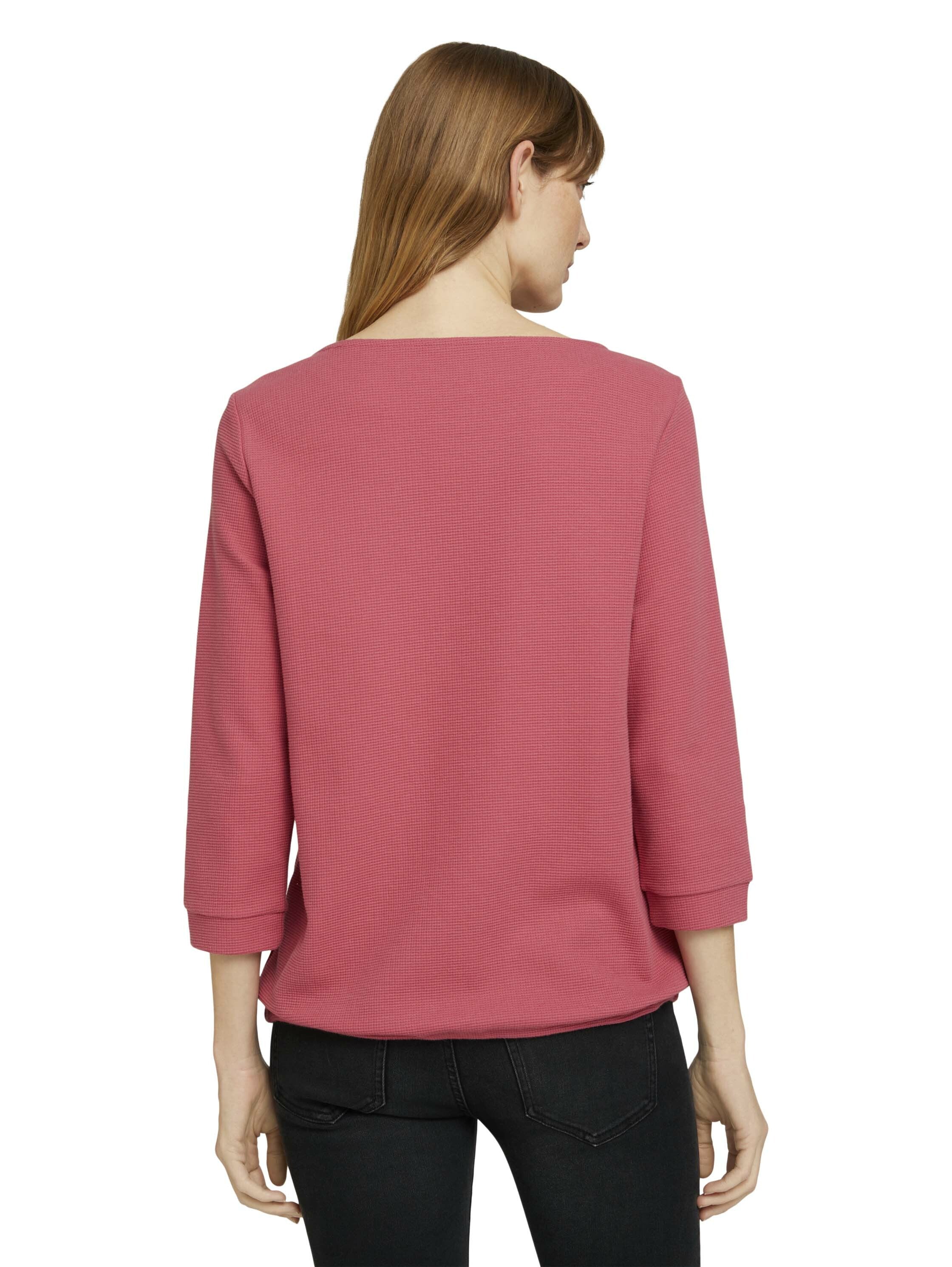 Tom Tailor Strukturiertes Shirt mit Tunnelzug