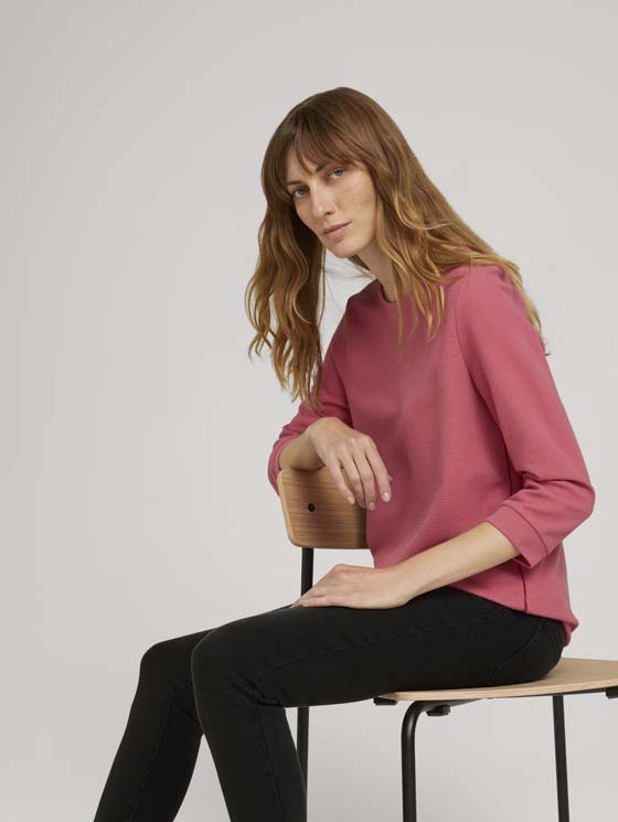 Tom Tailor Strukturiertes Shirt mit Tunnelzug