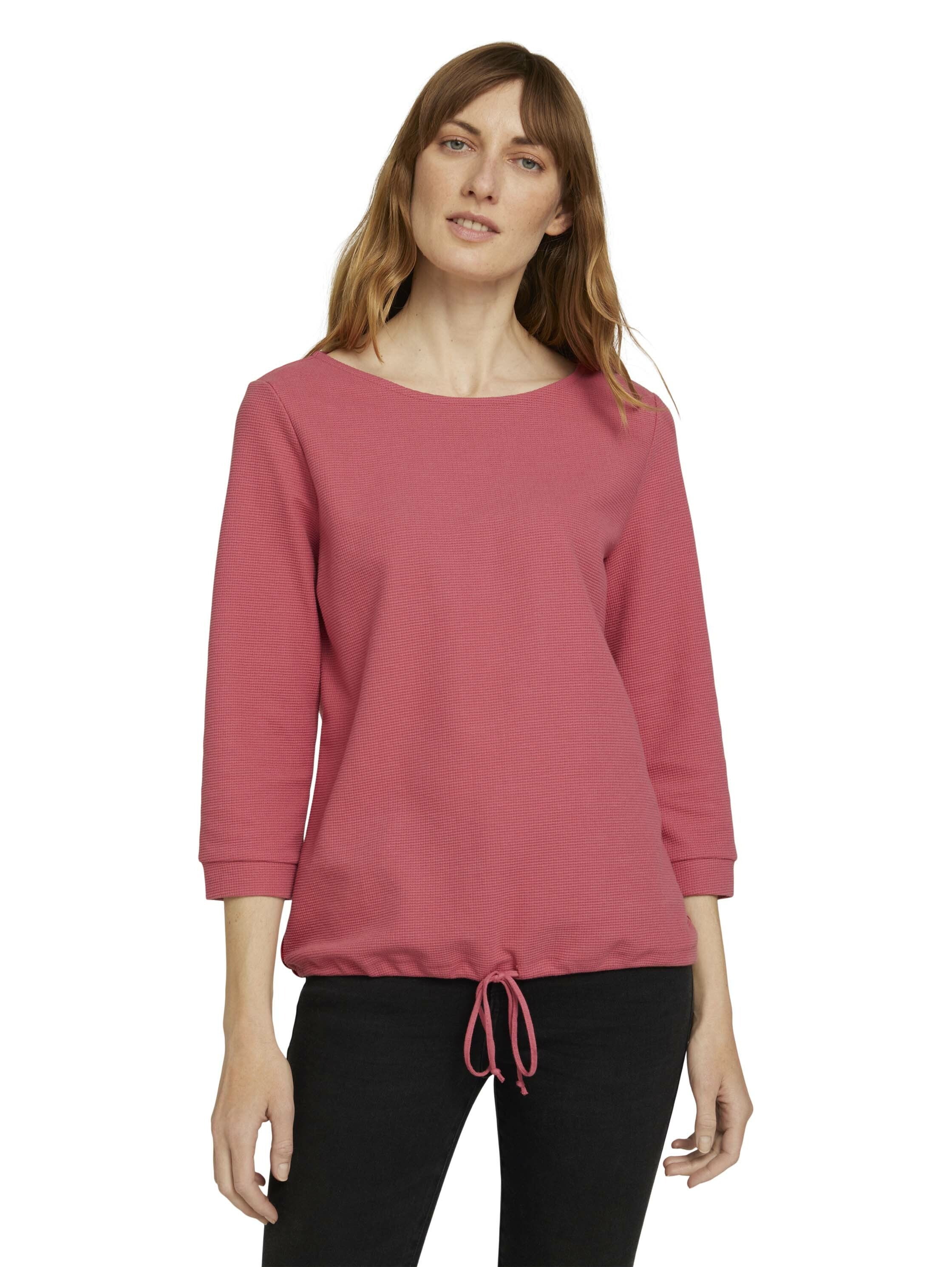 Tom Tailor Strukturiertes Shirt mit Tunnelzug