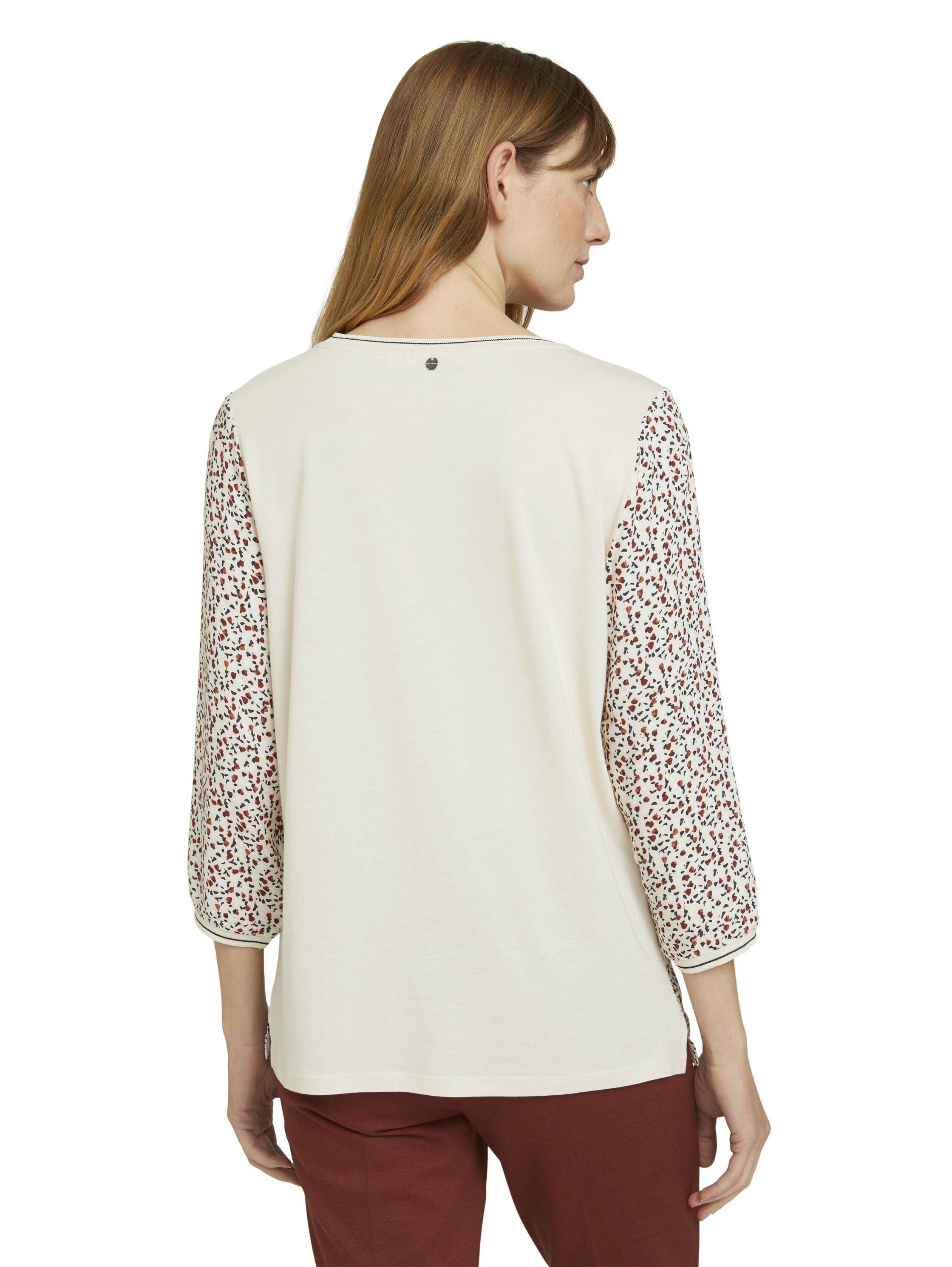 Tom Tailor Gemustertes 3/4 Arm Shirt