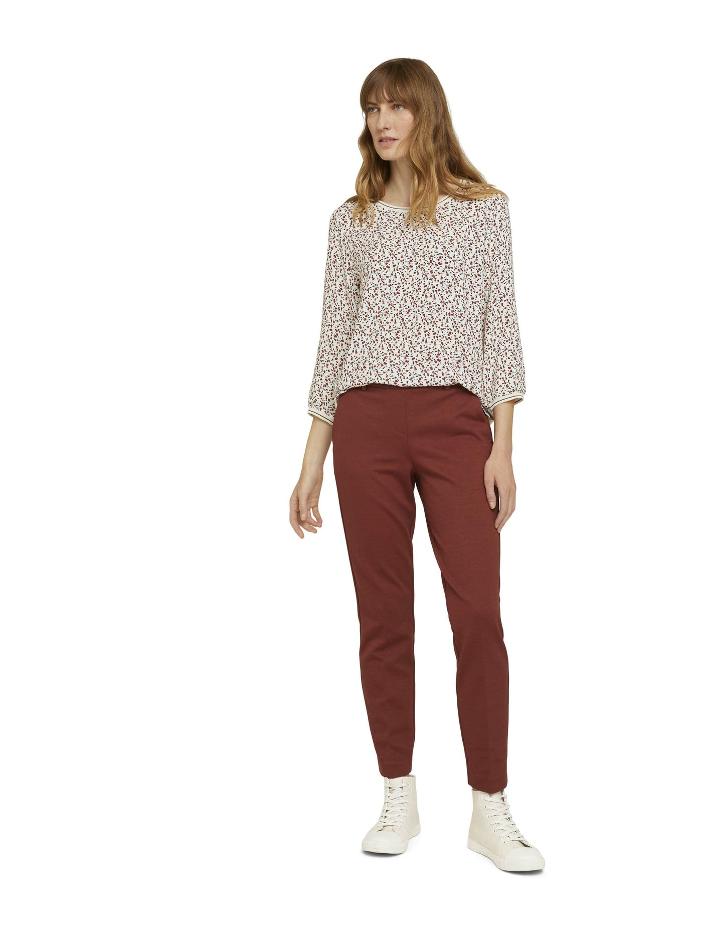 Tom Tailor Gemustertes 3/4 Arm Shirt