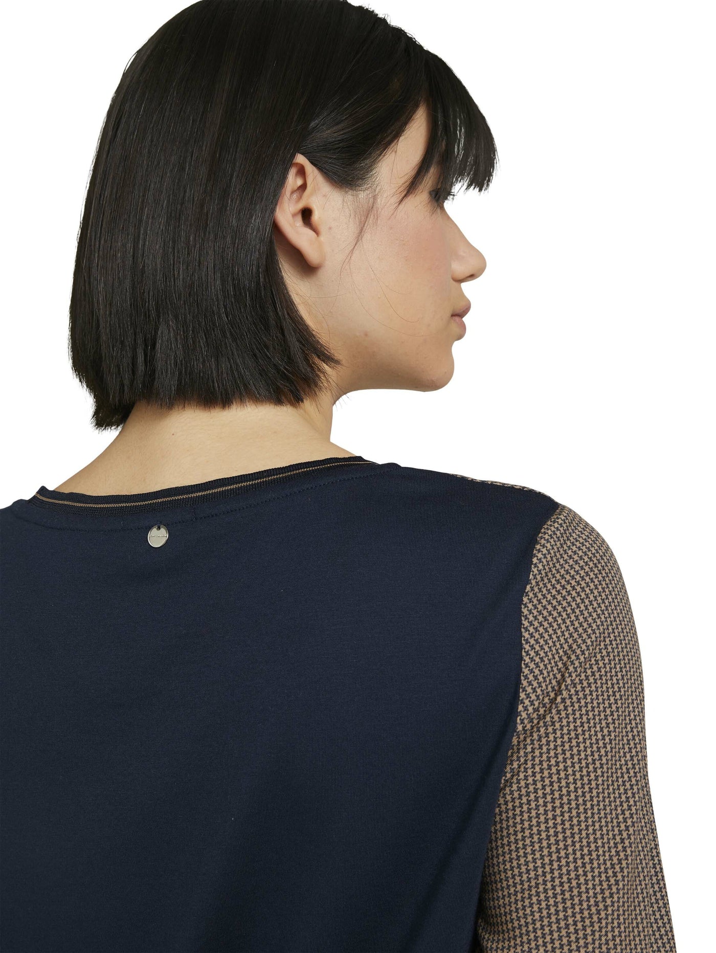 Tom Tailor Gemustertes 3/4 Arm Shirt