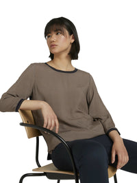 Tom Tailor Gemustertes 3/4 Arm Shirt
