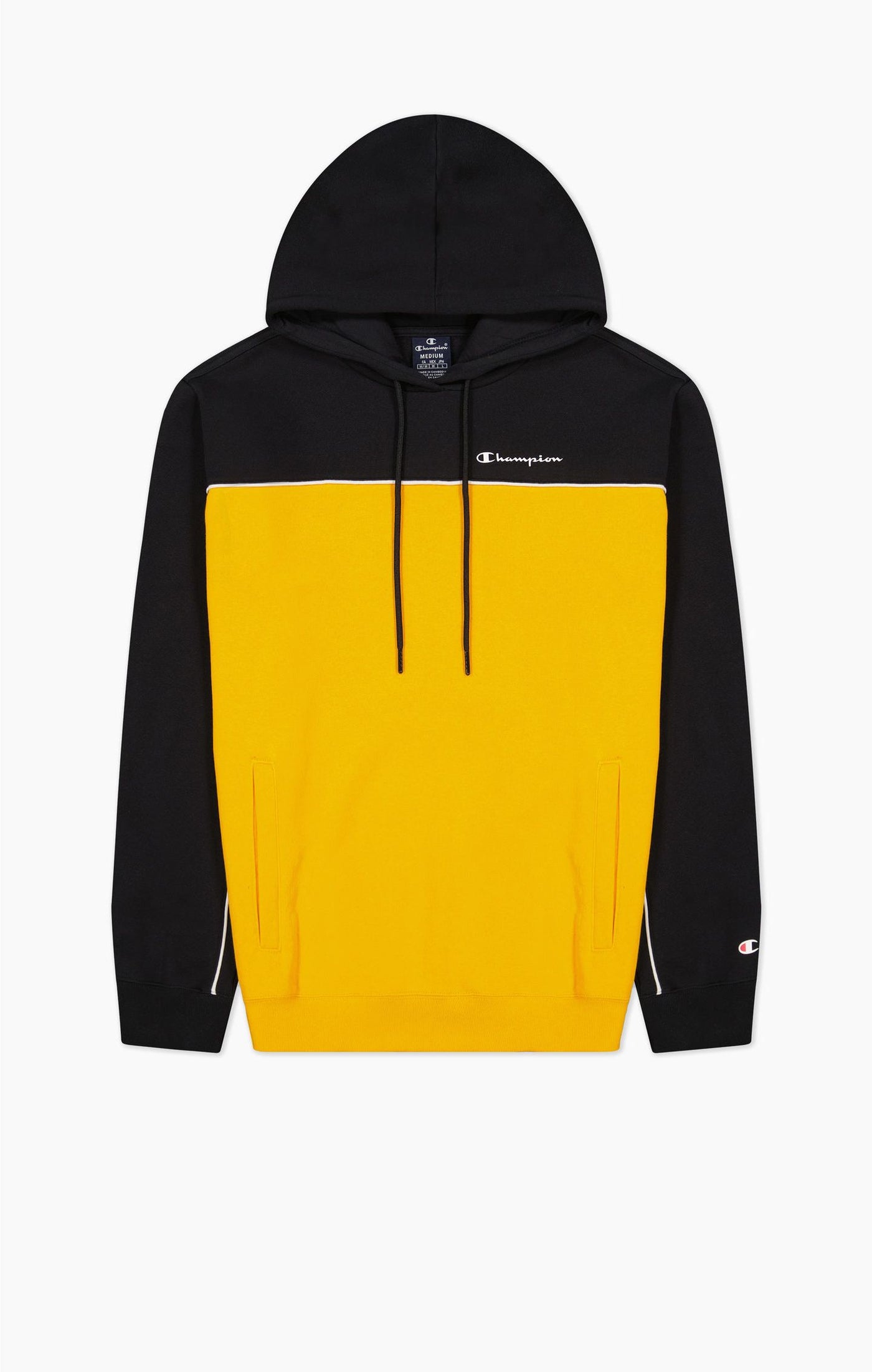 Champion Fleece-Kapuzenpullover mit Farbblockoptik