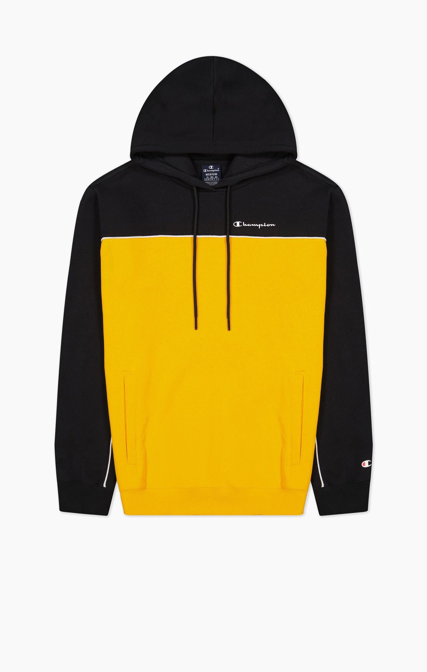 Champion Fleece-Kapuzenpullover mit Farbblockoptik