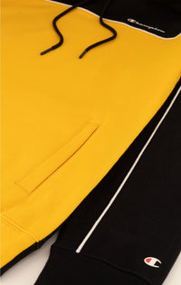 Champion Fleece-Kapuzenpullover mit Farbblockoptik
