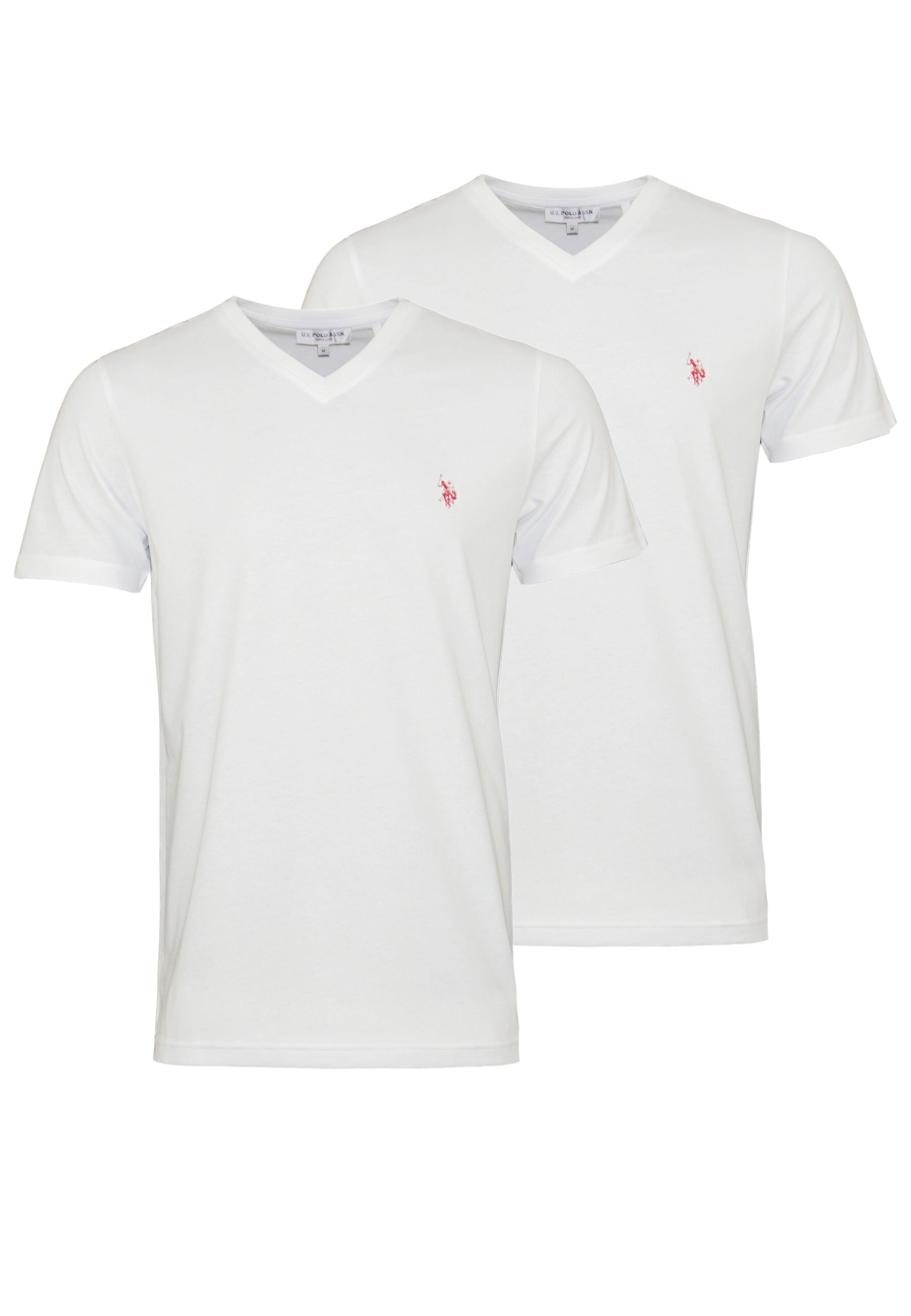 U.S. POLO 2er Pack V-Neck T-Shirts