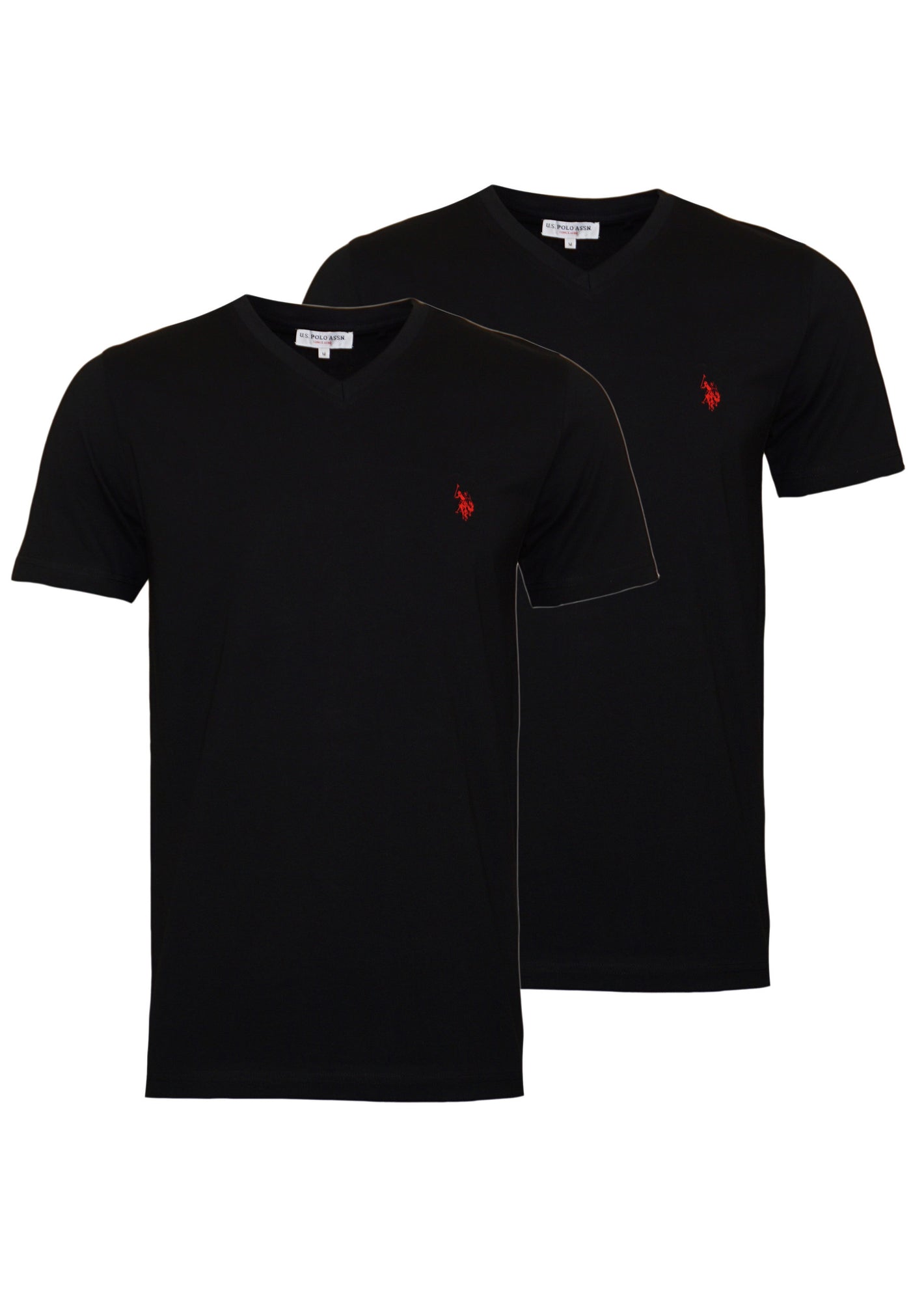U.S. POLO 2er Pack V-Neck T-Shirts