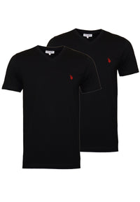 U.S. POLO 2er Pack V-Neck T-Shirts