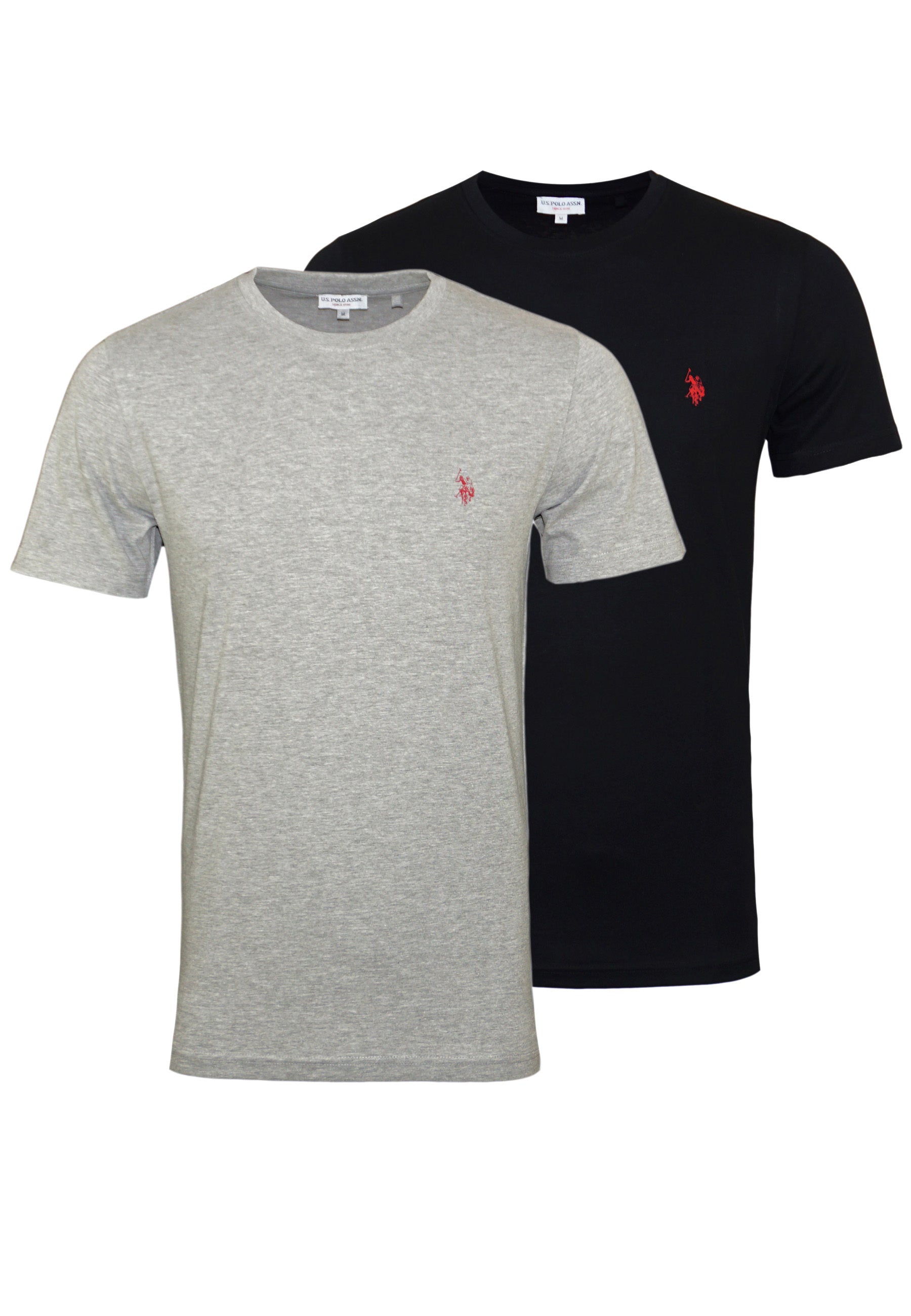 U.S. POLO 2er Pack R-Neck T-Shirts