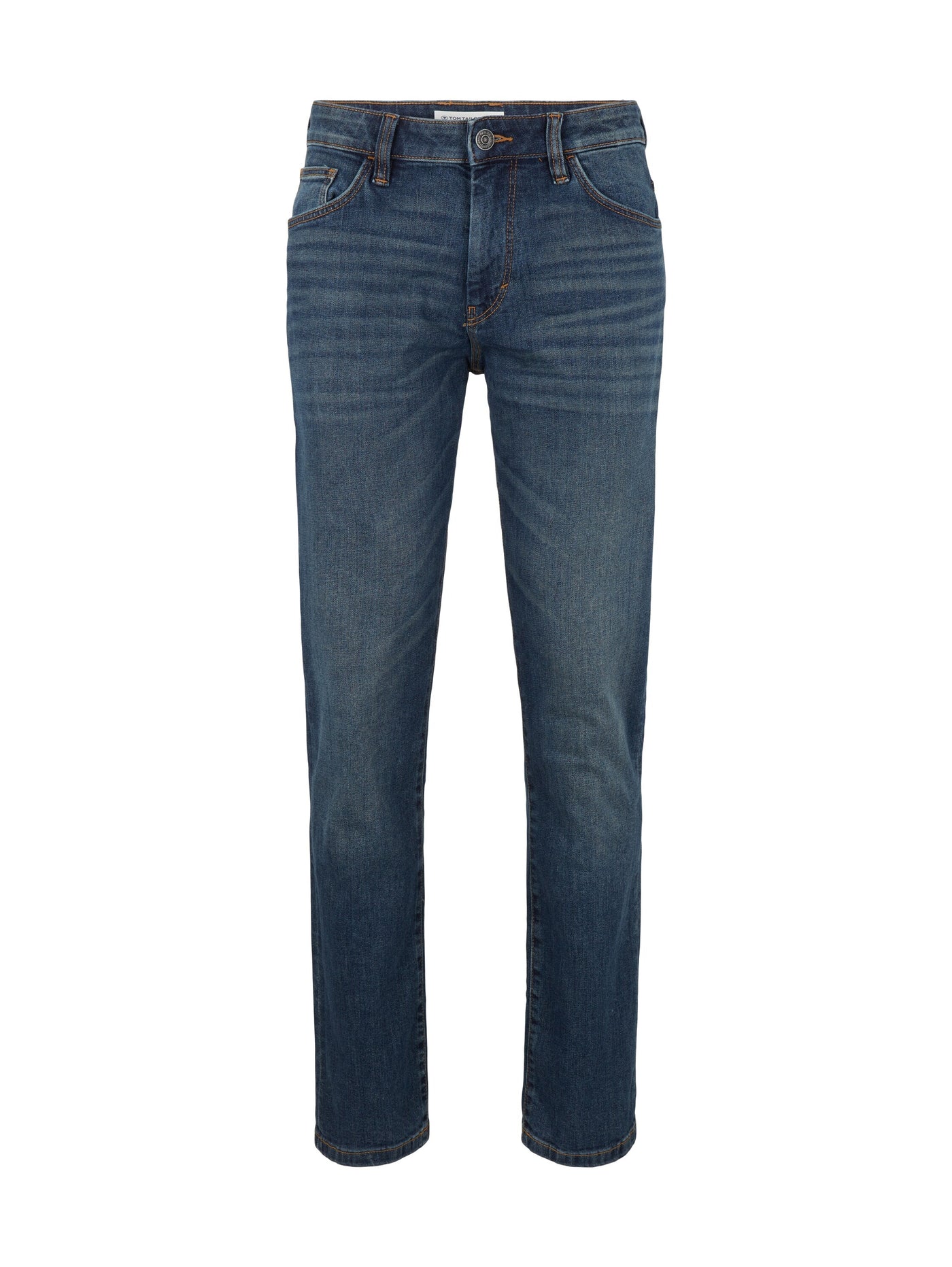 Tom Tailor Marvin Straight Jeans im Five-Pocket-Design mit Label Patch