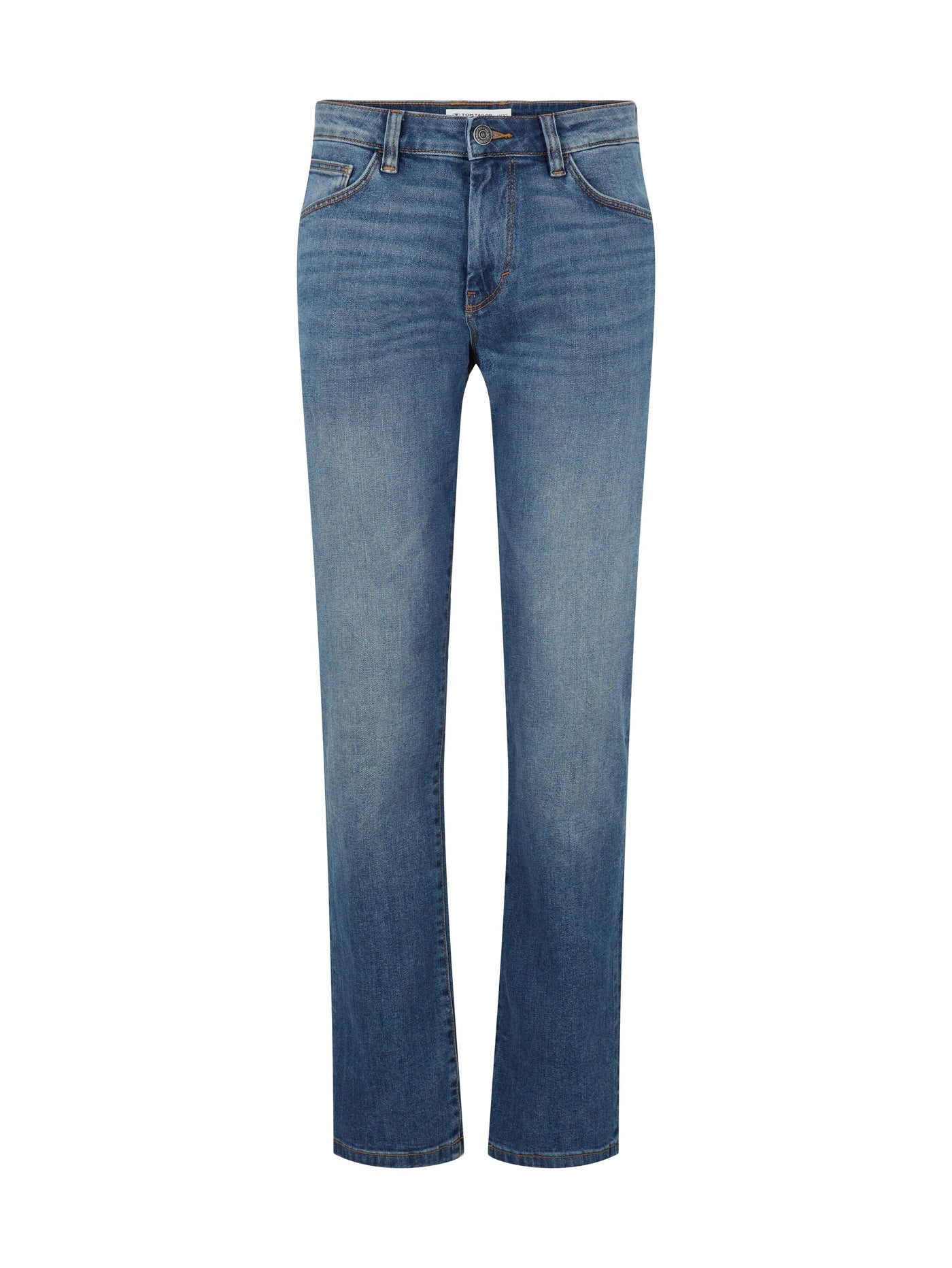 Tom Tailor Marvin Straight Jeans im Five-Pocket-Design mit Label Patch