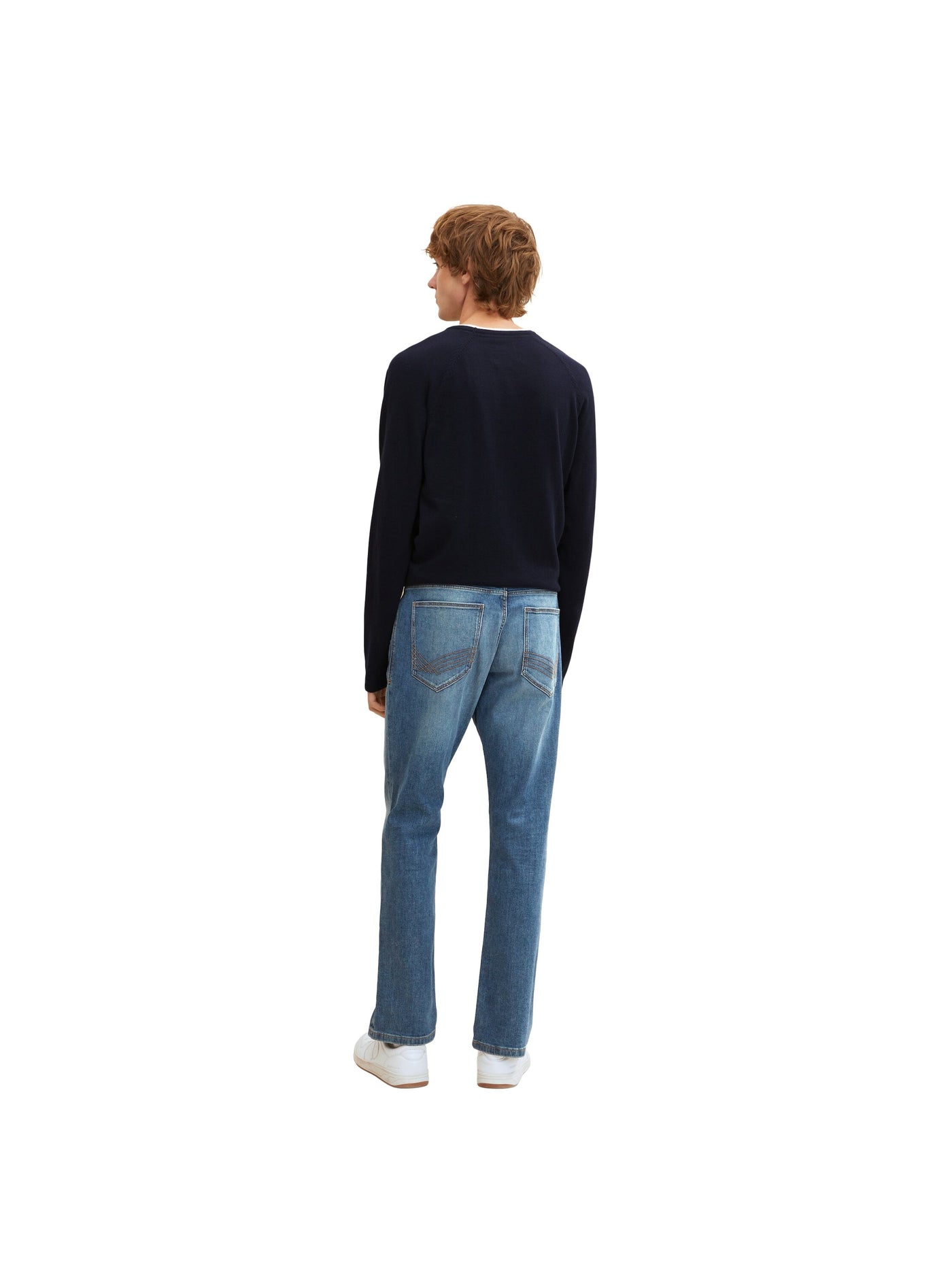 Tom Tailor Marvin Straight Jeans im Five-Pocket-Design mit Label Patch