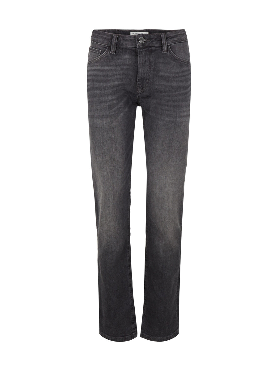 Tom Tailor Marvin Straight Jeans im Five-Pocket-Design mit Label Patch
