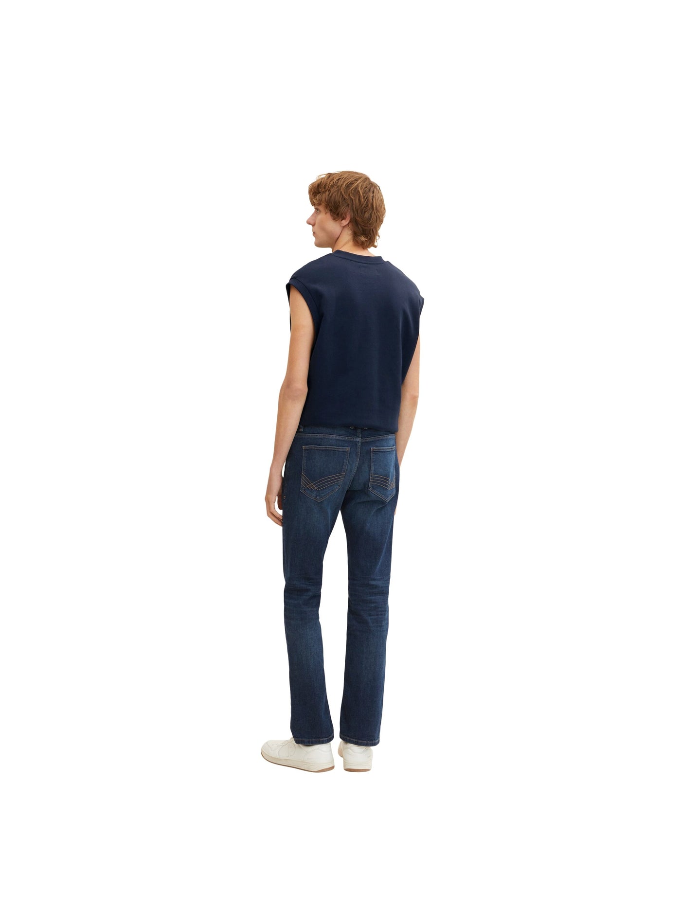 Tom Tailor Marvin Straight Jeans im Five-Pocket-Design mit Label Patch
