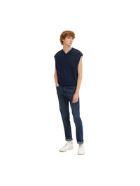 Tom Tailor Marvin Straight Jeans im Five-Pocket-Design mit Label Patch