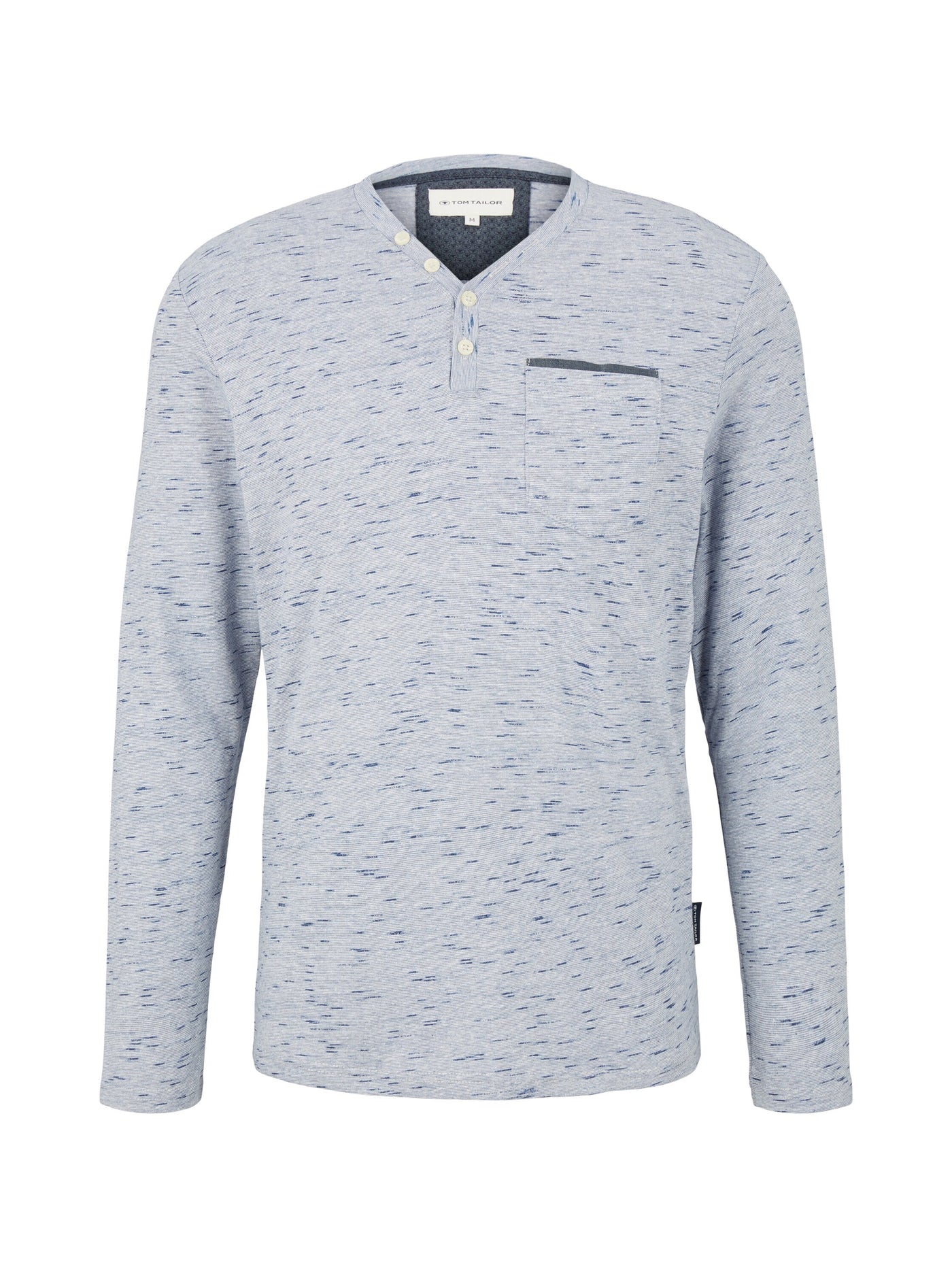 Tom Tailor Langarmshirt mit Henleyausschnitt