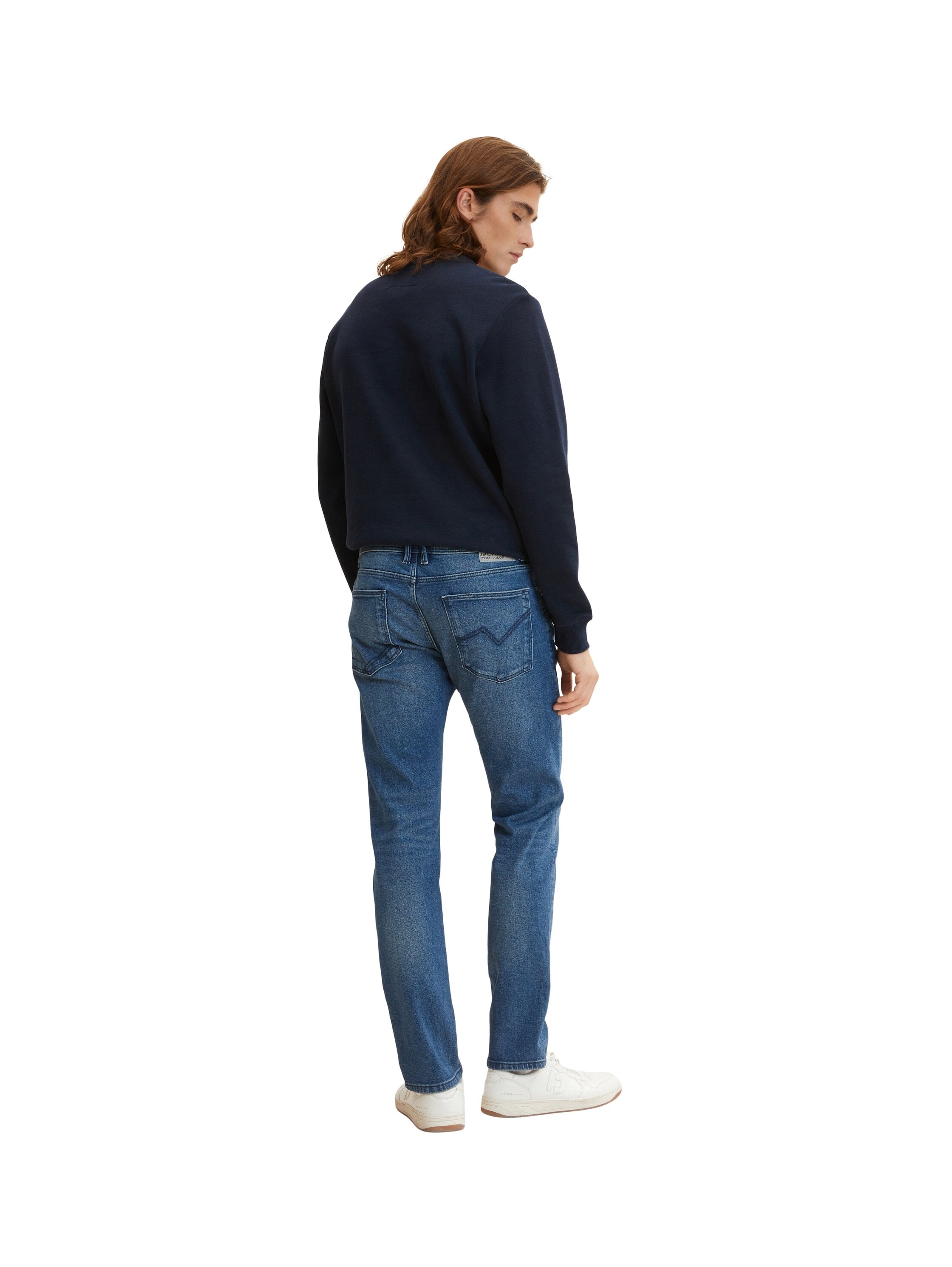 Tom Tailor Piers Slim Jeans mit leichter Waschung im Five-Pocket-Style