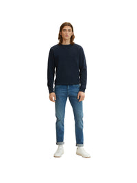 Tom Tailor Piers Slim Jeans mit leichter Waschung im Five-Pocket-Style