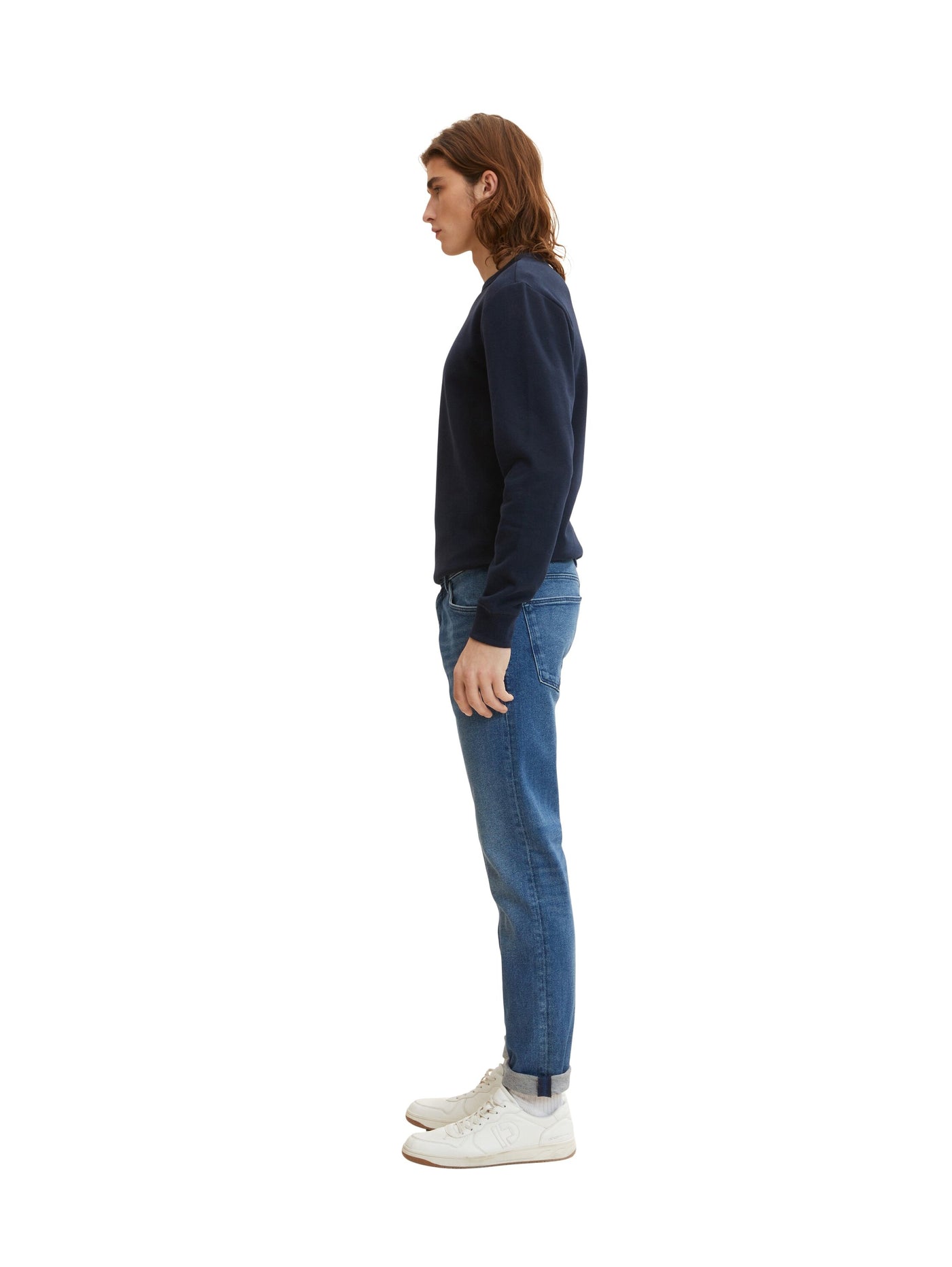 Tom Tailor Piers Slim Jeans mit leichter Waschung im Five-Pocket-Style