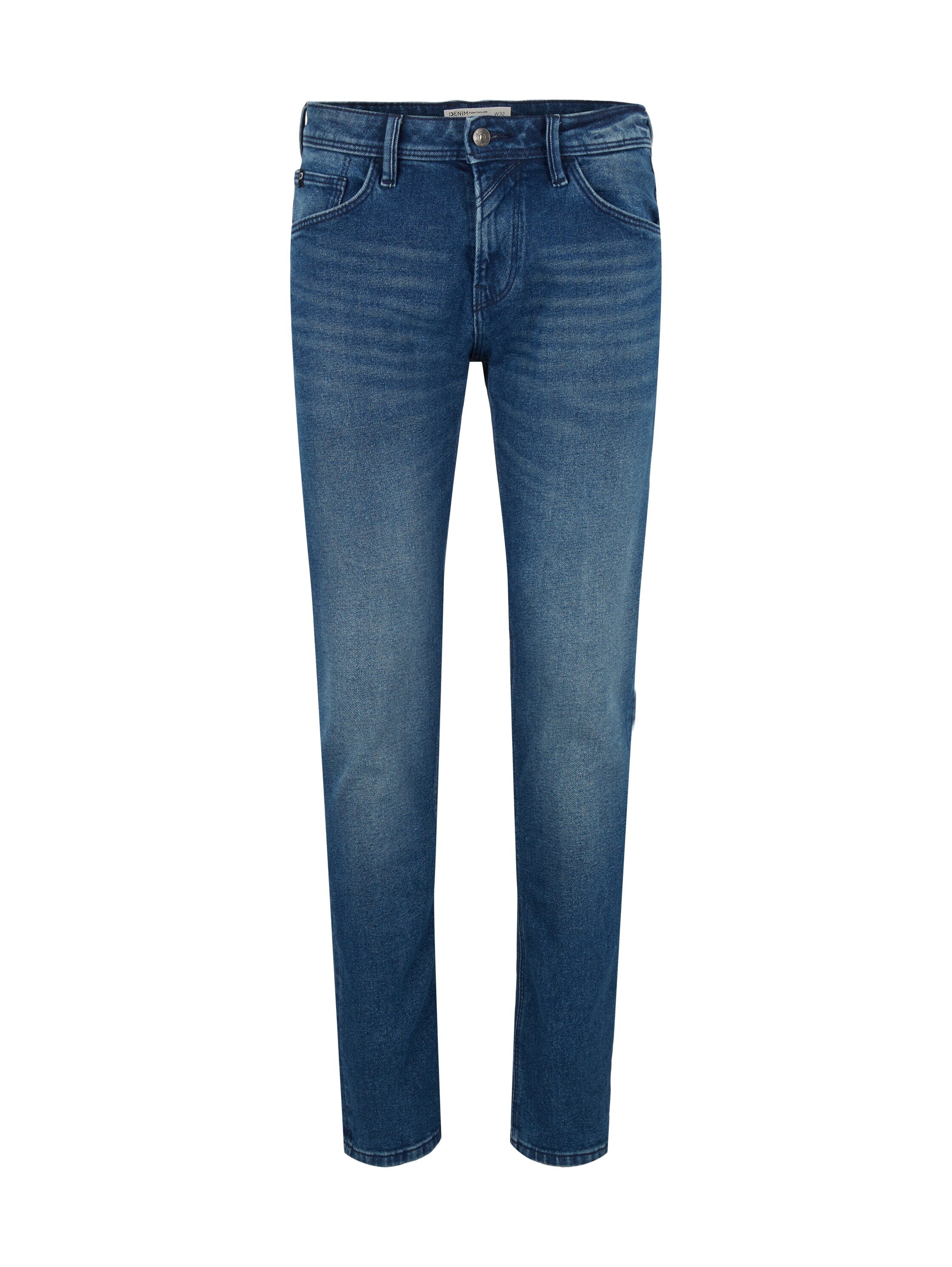 Tom Tailor Piers Slim Jeans mit leichter Waschung im Five-Pocket-Style