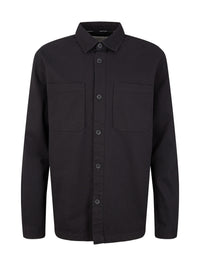 Tom Tailor Unifarbene Relaxed Fit Hemdjacke mit Kentkragen