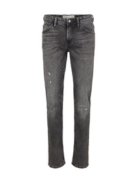 Tom Tailor Piers Slim Jeans im Five-Pocket-Style mit Destroyed Effekten