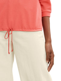 Tom Tailor Strukturiertes Shirt mit Rundhalsausschnitt aus Bio-Baumwolle