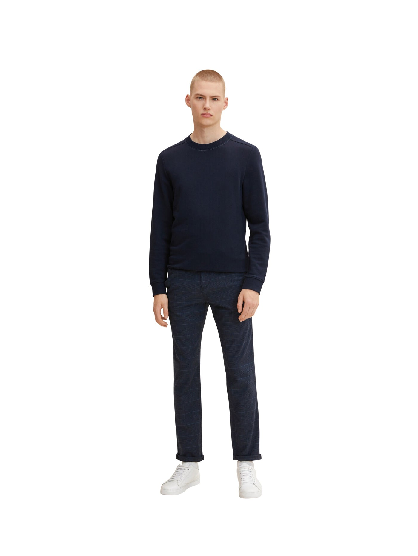 Tom Tailor Strukturierte Chinohose mit Gürtel